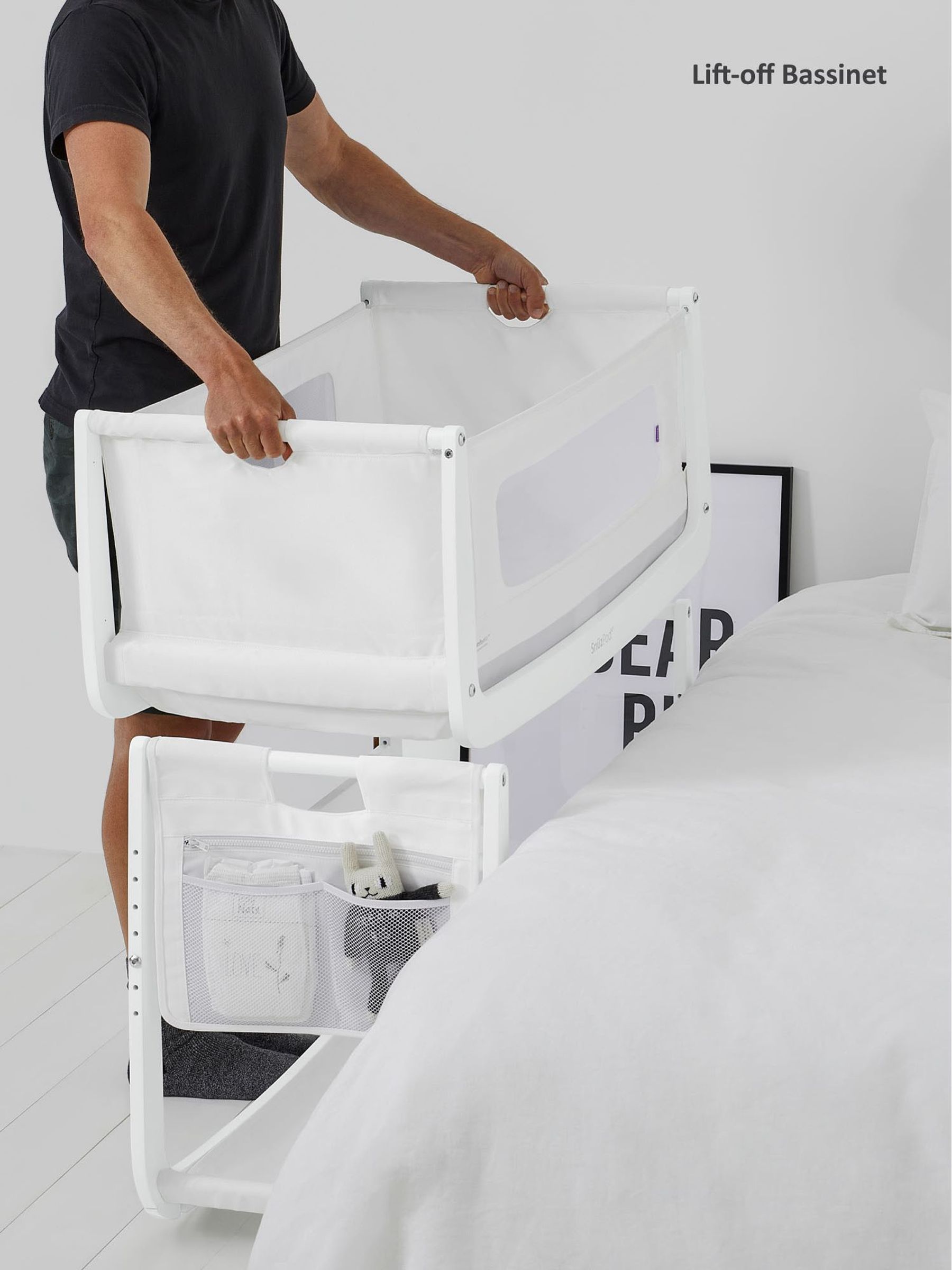 SnuzPod 4 Bedside Crib - Image 5 of 8