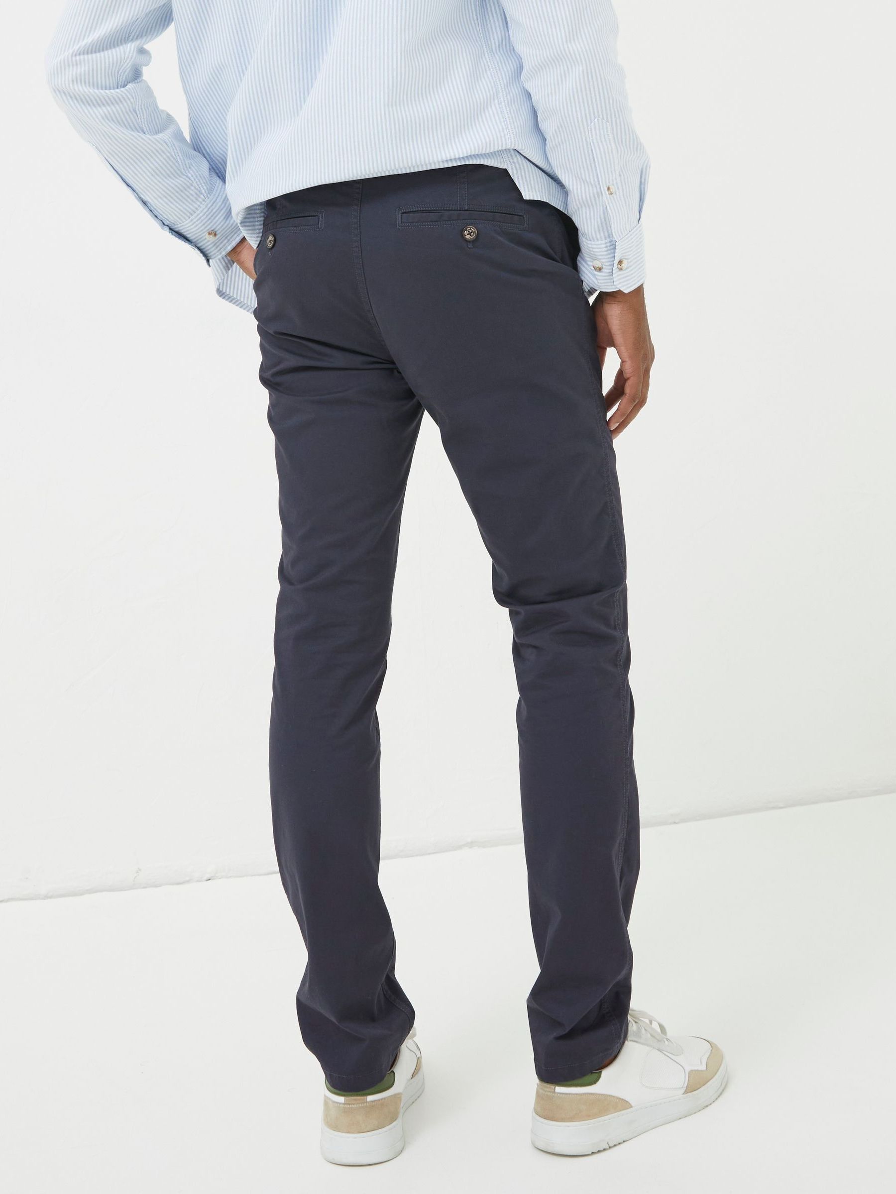 Dark Blue Slim Heyshott Chinos - Image 2 of 5