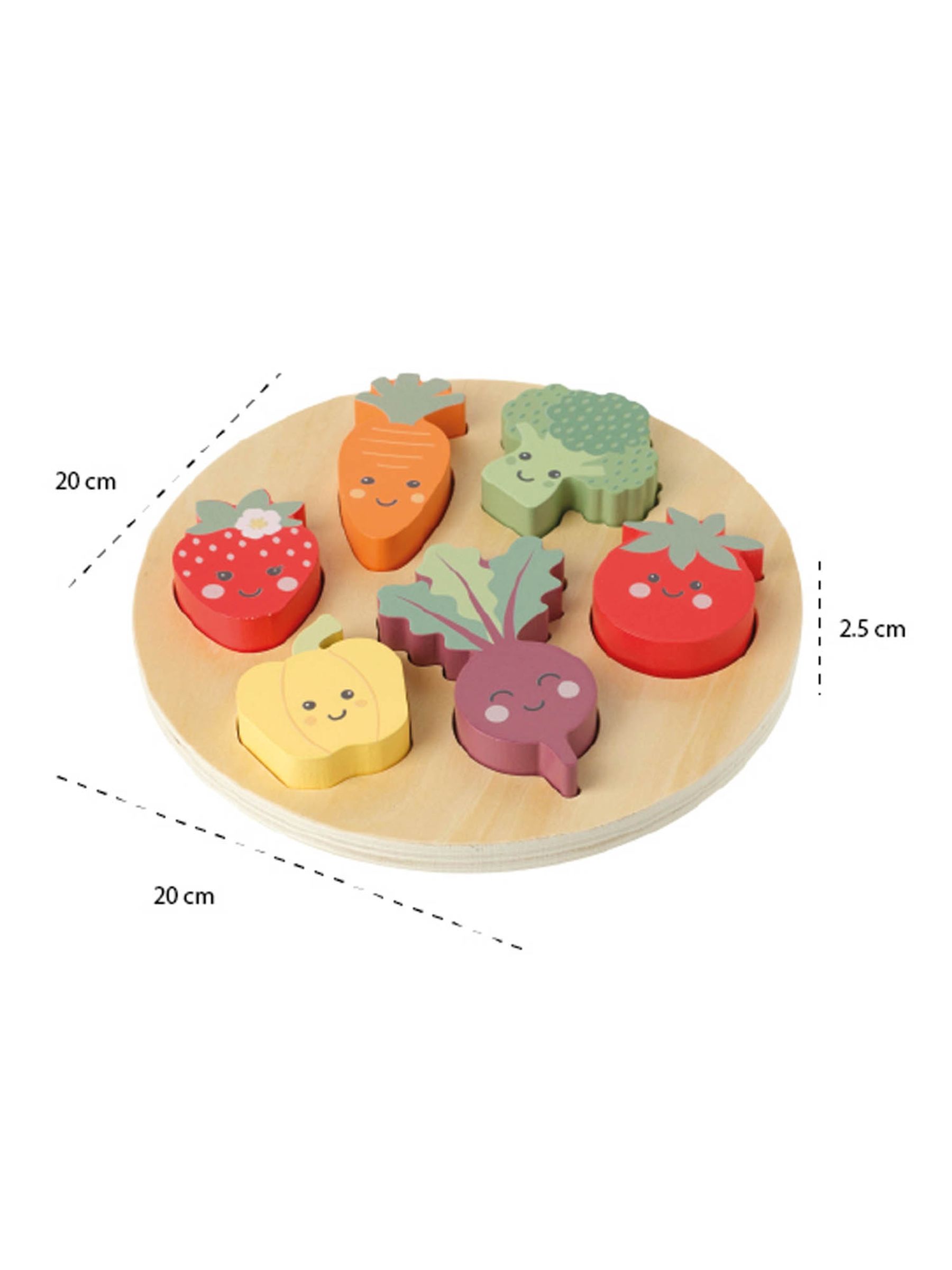 Orange Tree Toys Happy Veggies Puzzle - Image 4 of 7
