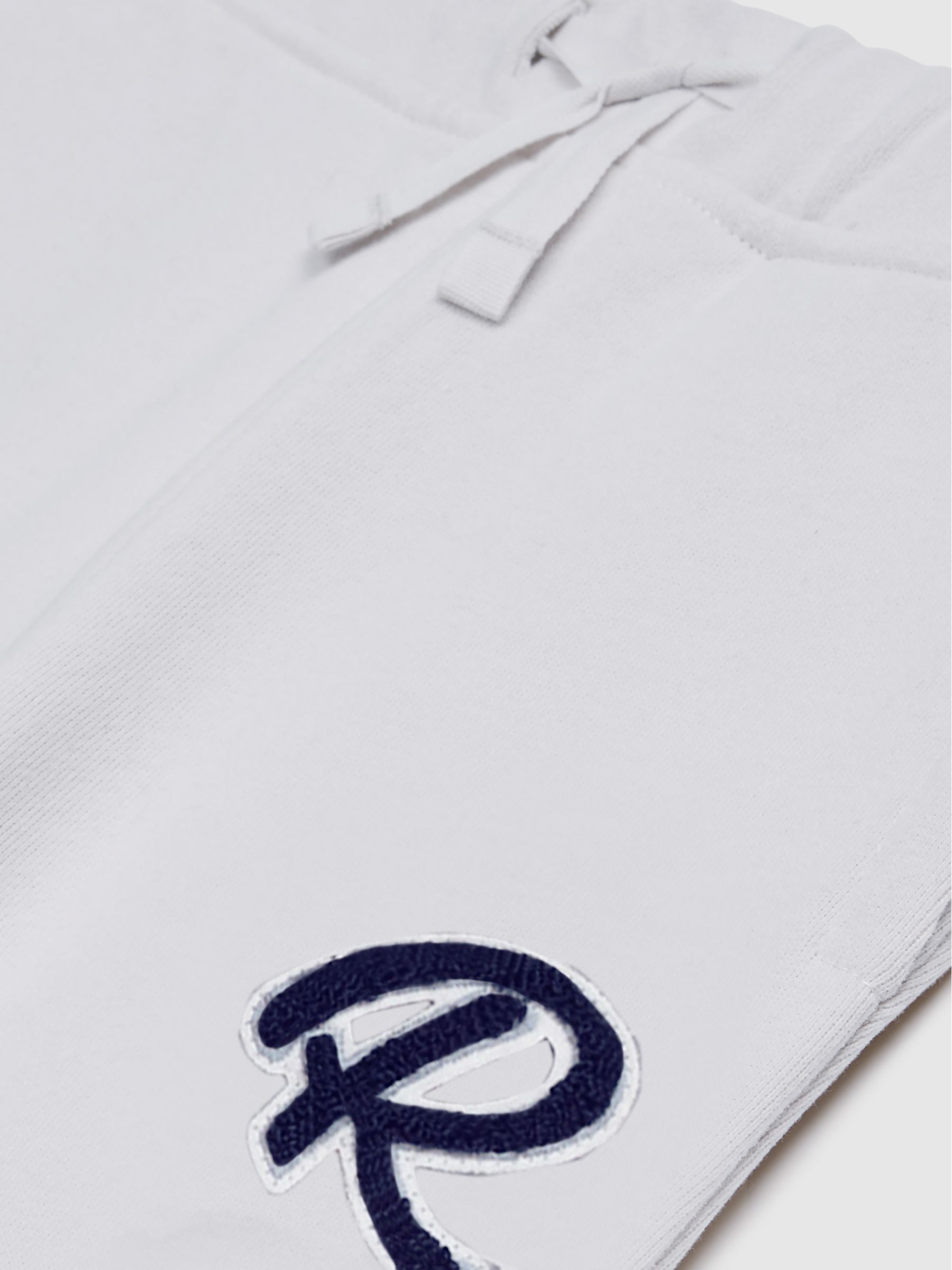 9-14 yrs Garment Dyed Logo Joggers in Ice Blue - Image 5 of 6