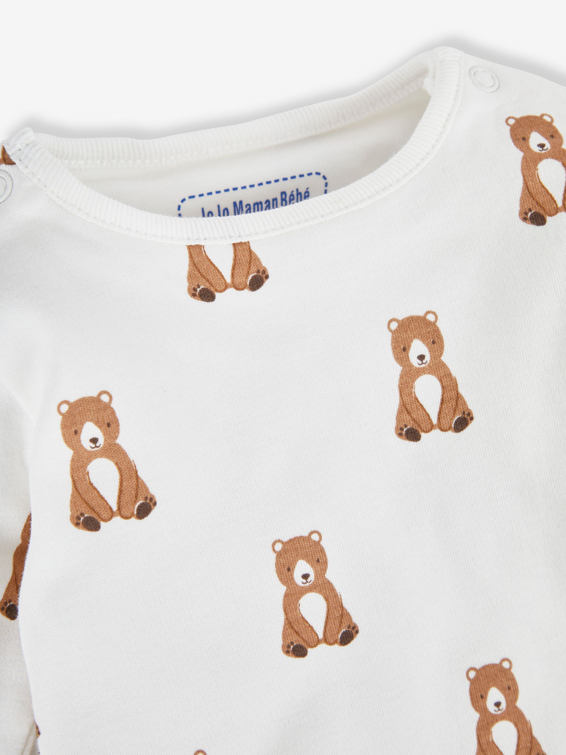 Rust Orange Bear Boys' Sausage Dog Appliqué Pocket Dungarees & Top Set - Image 6 of 6