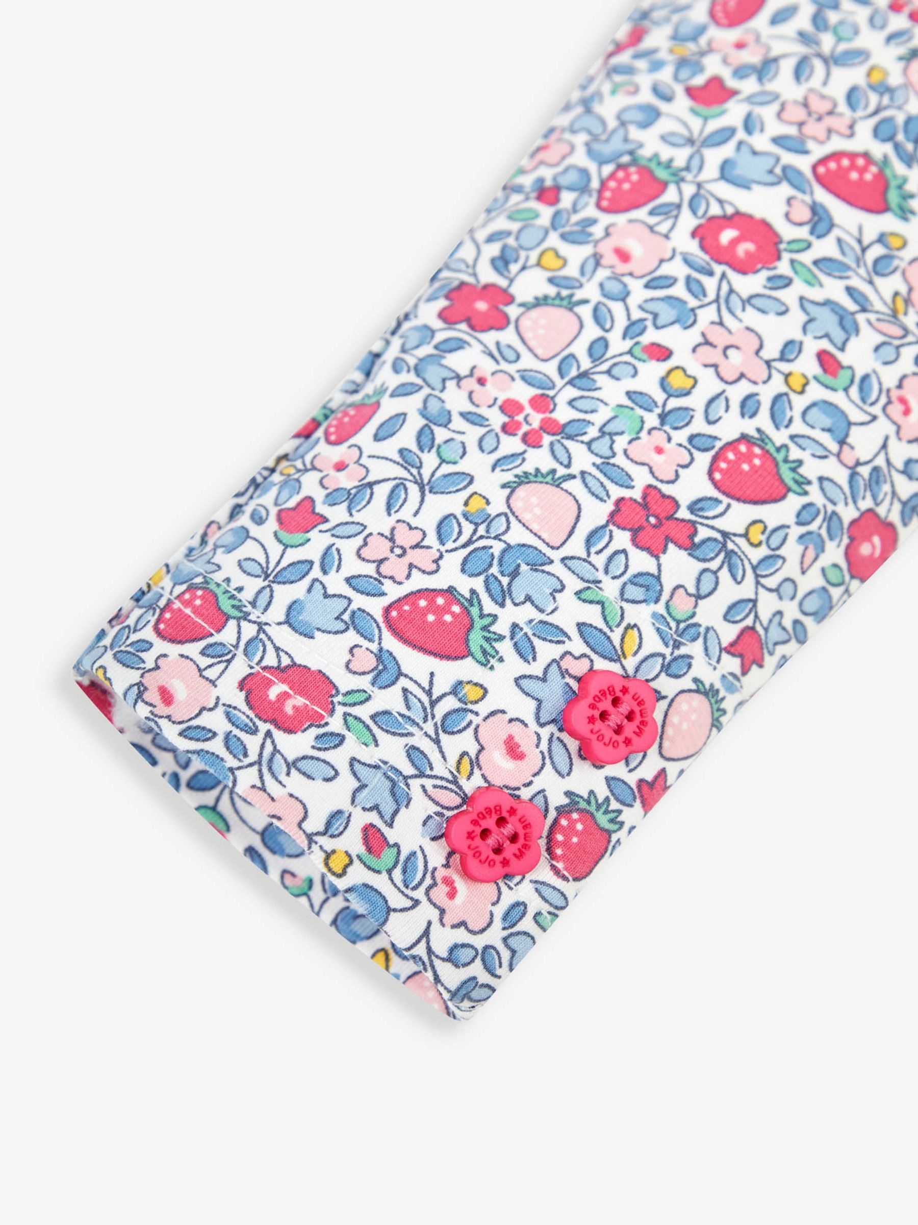 Pink 2-Pack Strawberry Ditsy Print & Fuchsia Leggings - Image 4 of 5