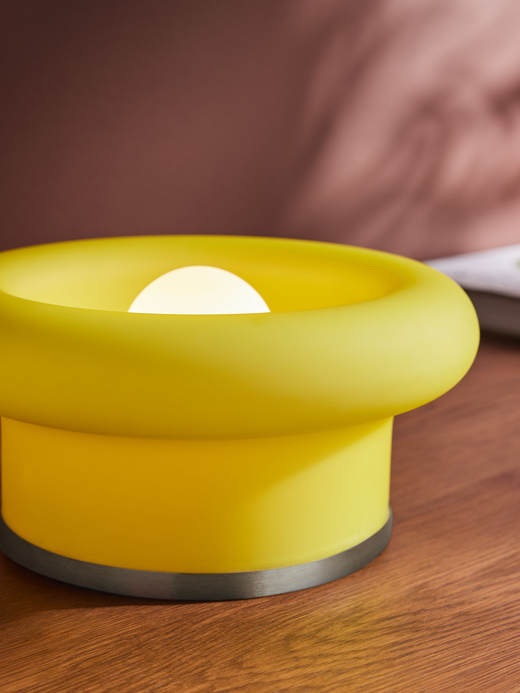 Uriel Table Lamp in Yellow - Image 2 of 3
