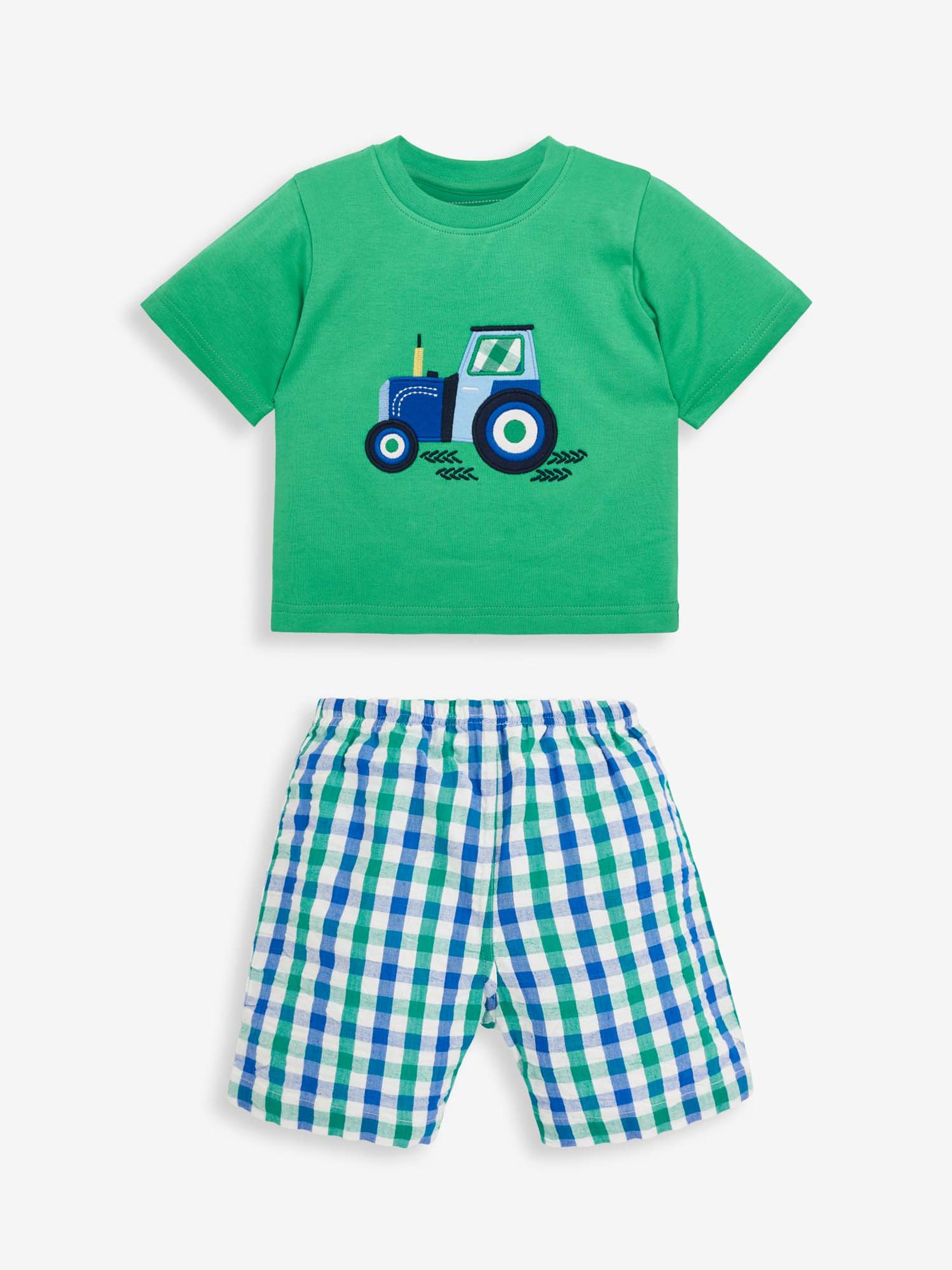 Green Kids' Green Tractor Mix & Match Pyjamas - Image 1 of 6