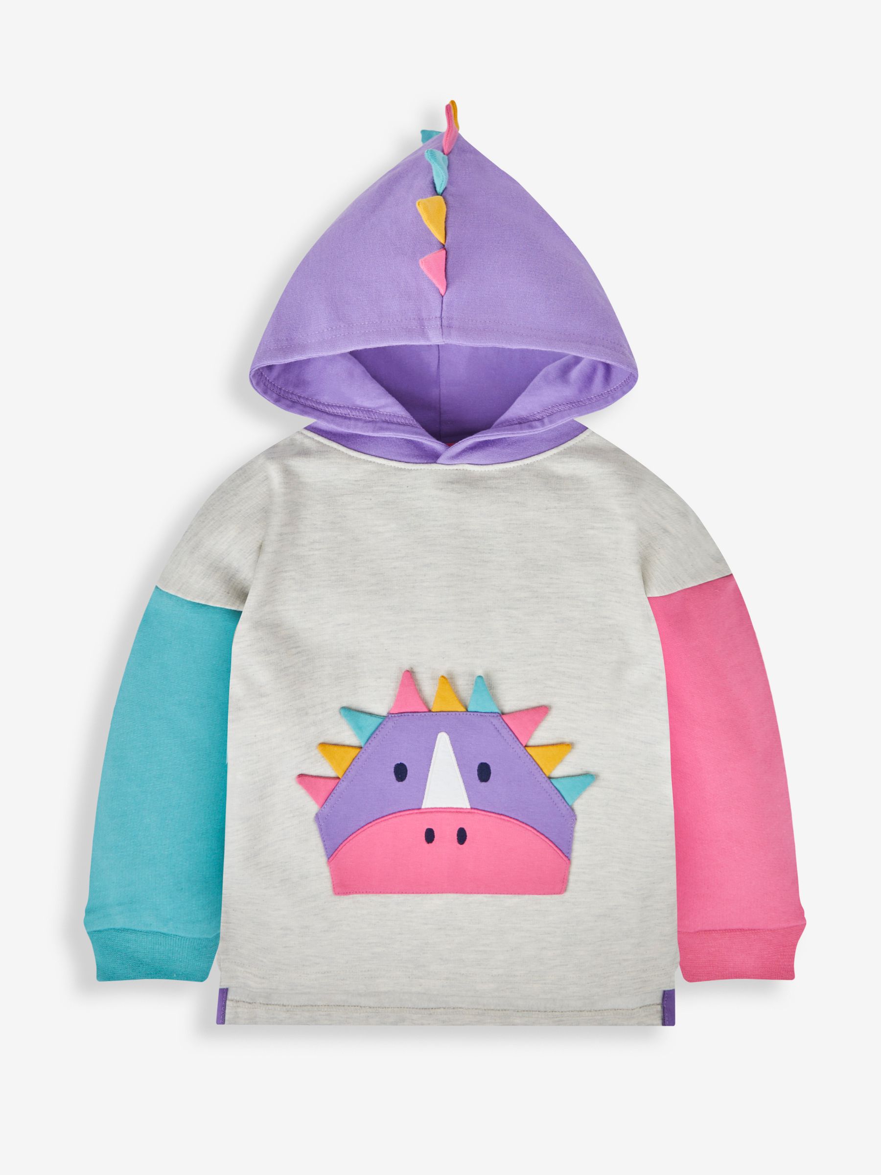 Natural Dino Appliqué Novelty Hoodie & Leggings Set - Image 2 of 6