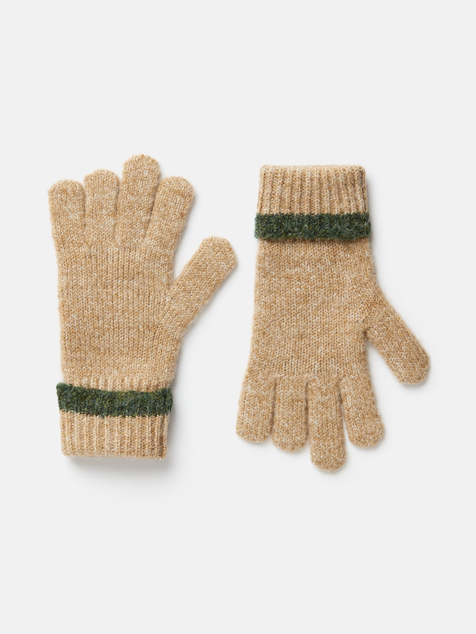Albert Oatmeal Knitted Gloves - Image 1 of 3