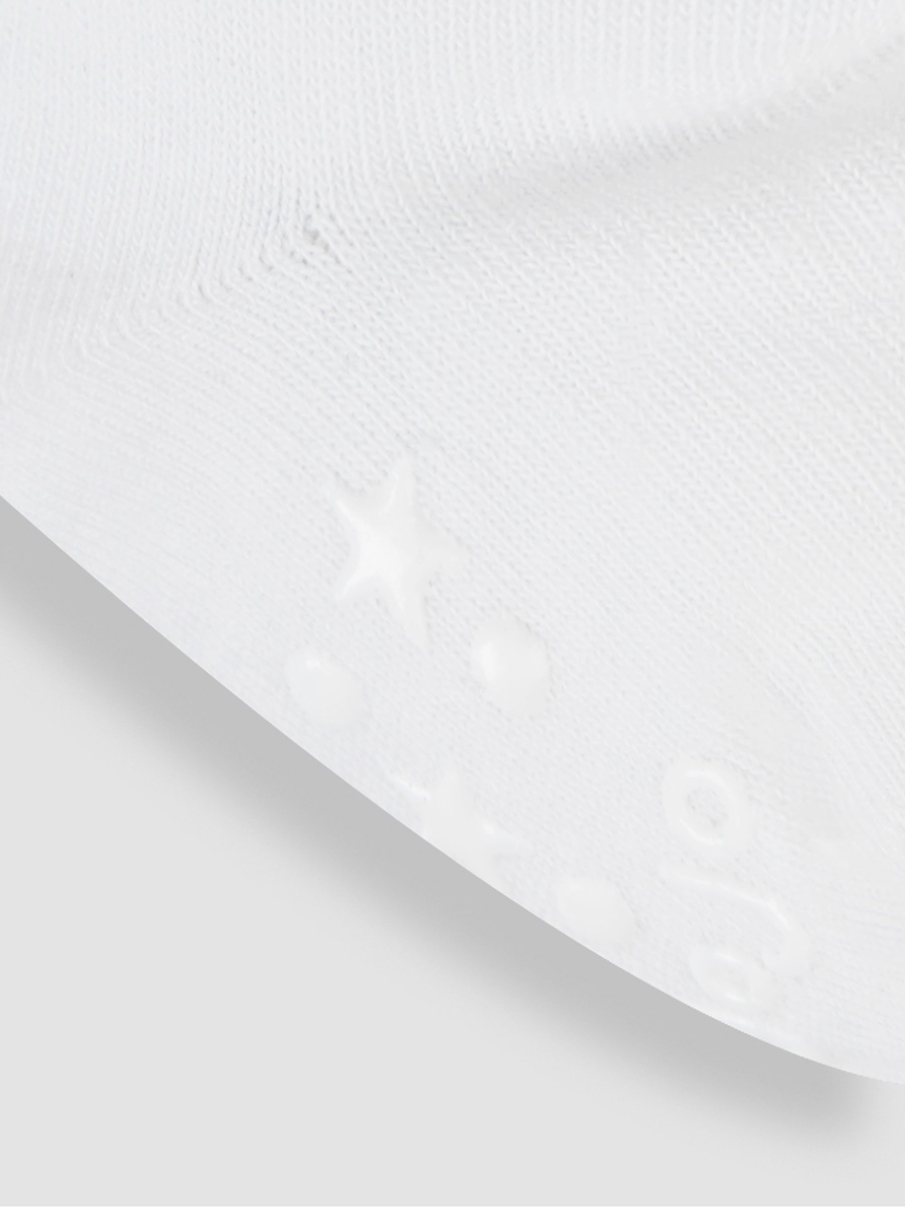 White 3-Pack Short Cotton Socks - Image 2 of 3