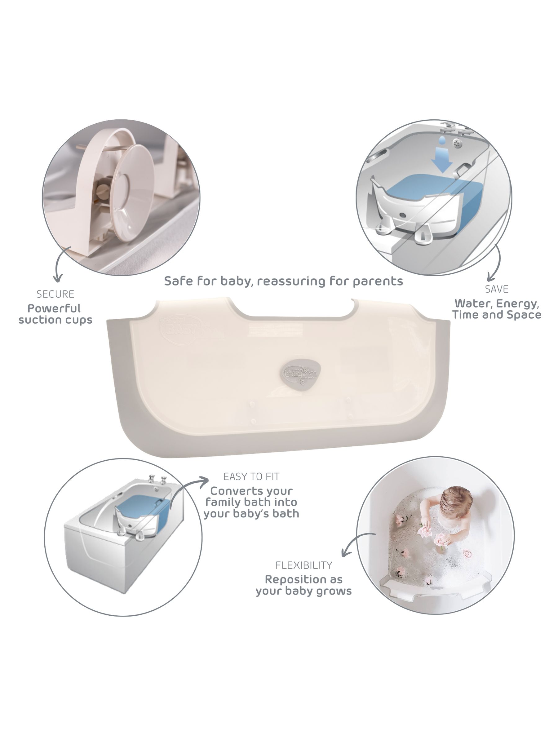 BabyDam Bathwater Barrier - Image 8 of 10