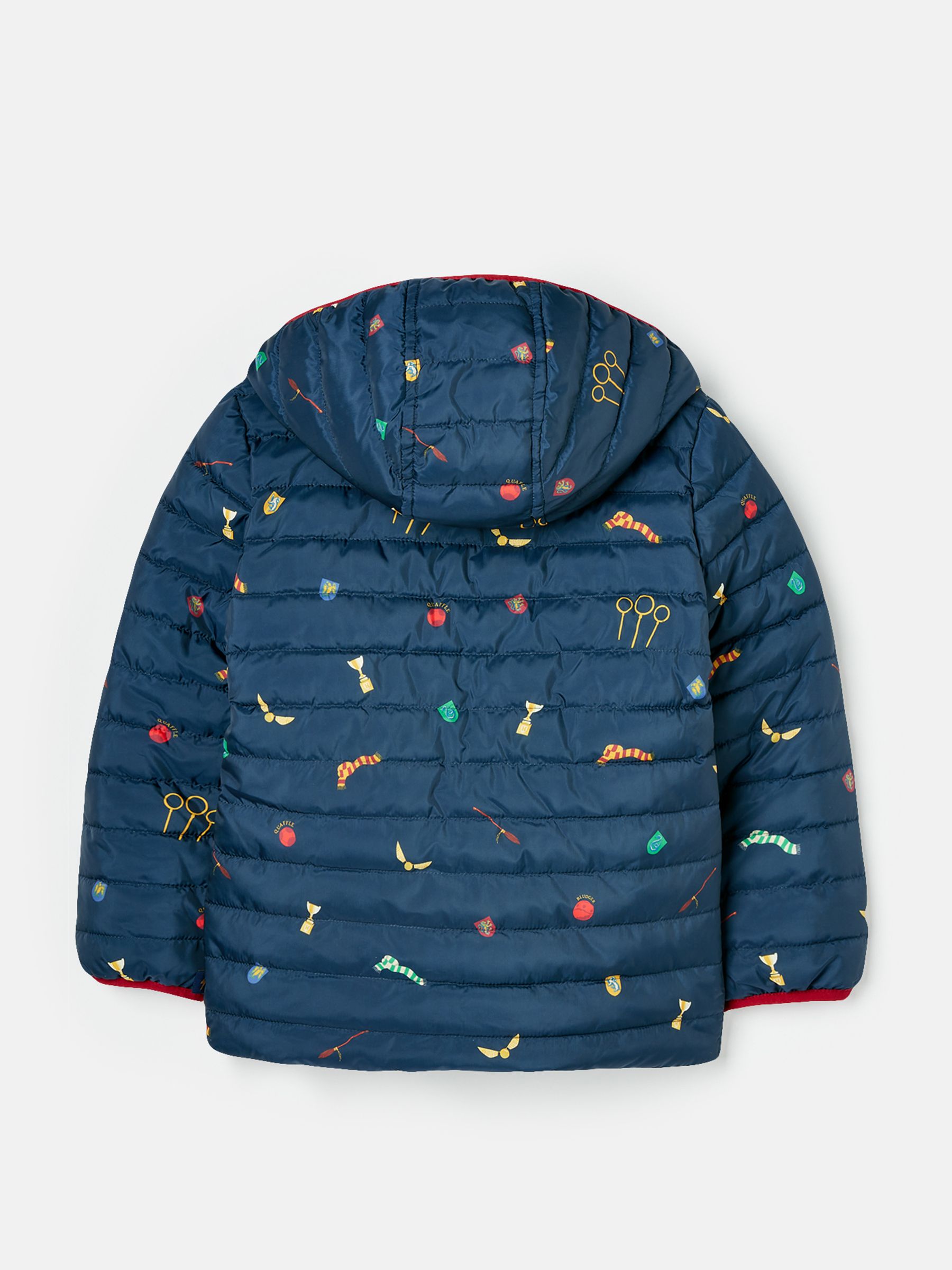 Harry Potter™ Icons Navy Blue Showerproof Reversible Coat - Image 2 of 7