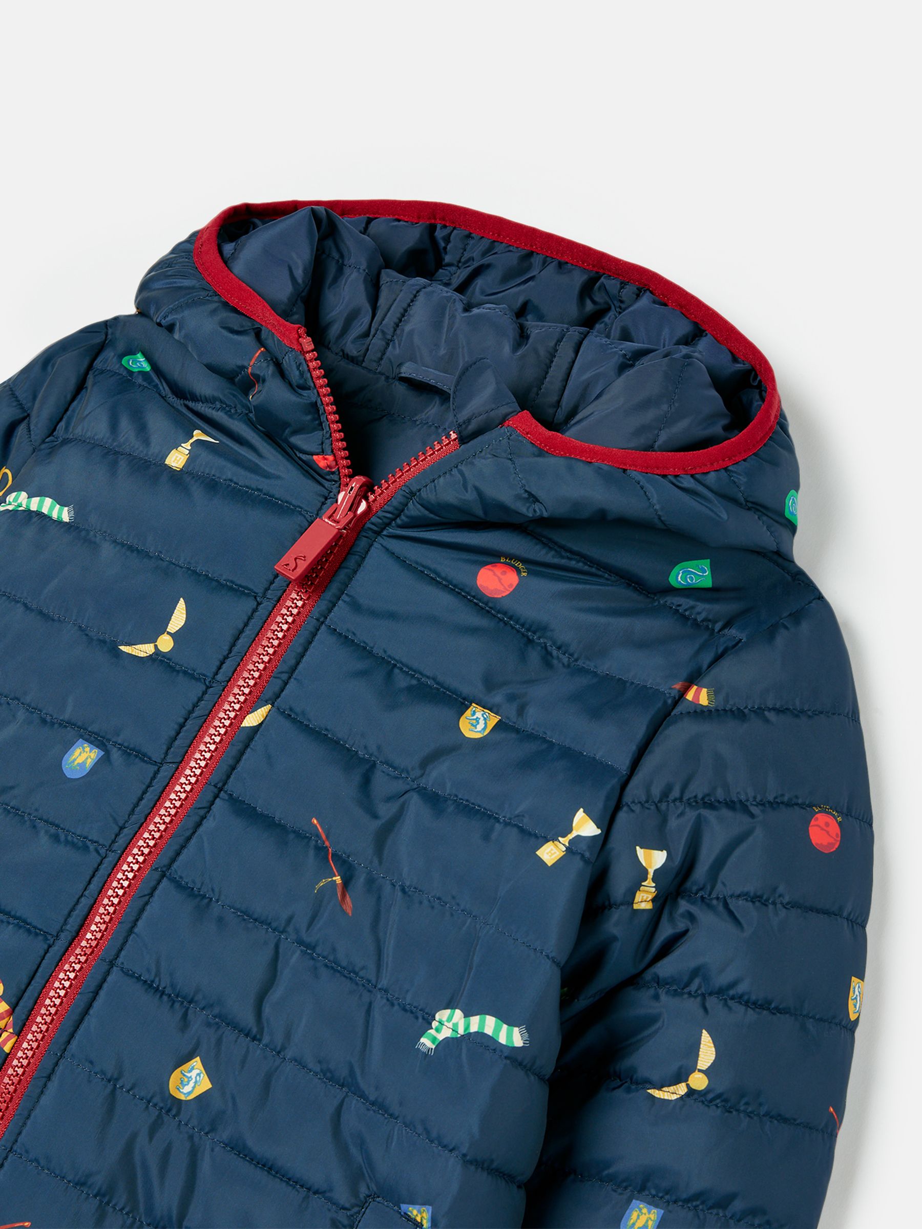 Harry Potter™ Icons Navy Blue Showerproof Reversible Coat - Image 3 of 7