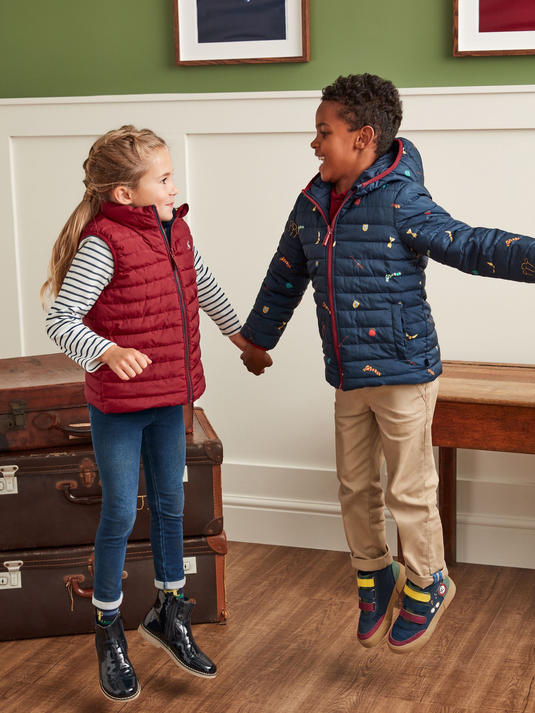 Harry Potter™ Icons Navy Blue Showerproof Reversible Coat - Image 7 of 7 Harry Potter™ Icons Navy Blue Showerproof Reversible Coat - Image 7 of 7