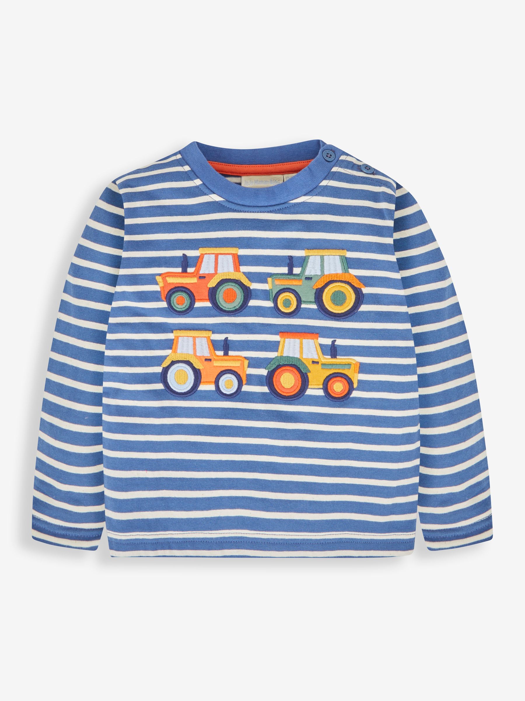 Indigo Tractor Appliqué Top - Image 1 of 2