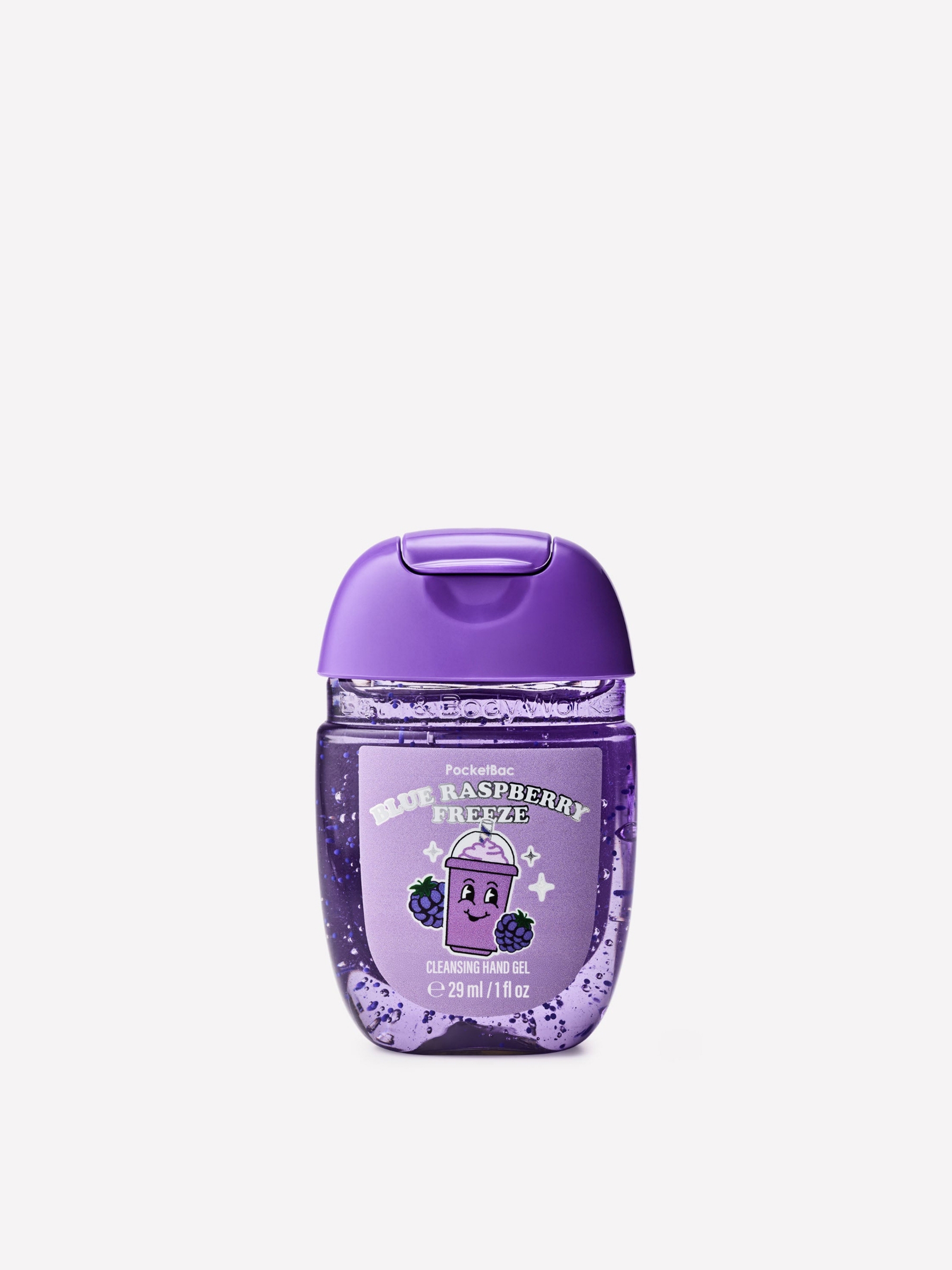 Blue Raspberry Freeze PocketBac Cleansing Hand Gel 29ml - Image 1 of 1 Blue Raspberry Freeze PocketBac Cleansing Hand Gel 29ml - Image 1 of 1