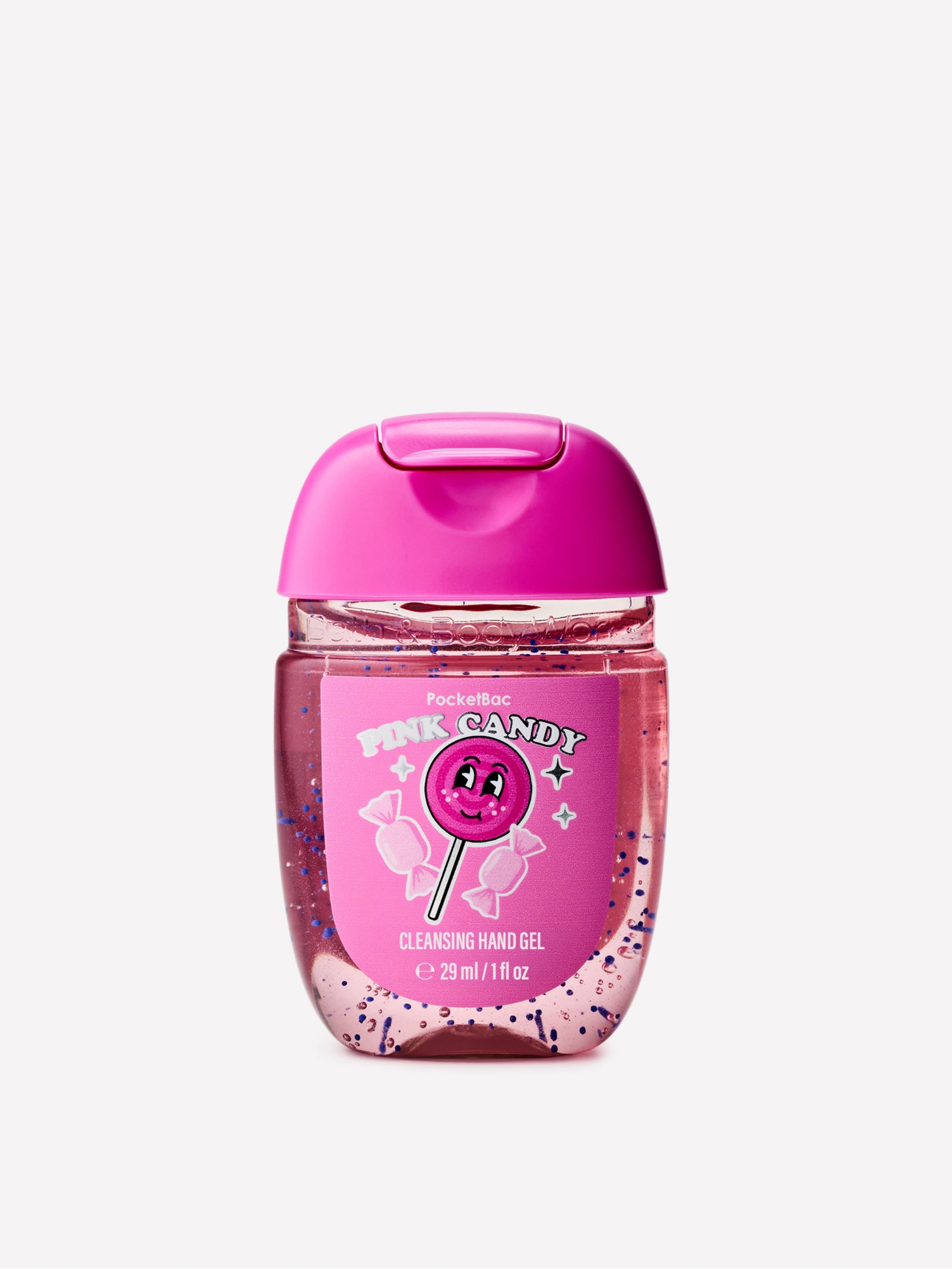 Pink Candy PocketBac Cleansing Hand Gel 29ml - Image 1 of 1 Pink Candy PocketBac Cleansing Hand Gel 29ml - Image 1 of 1