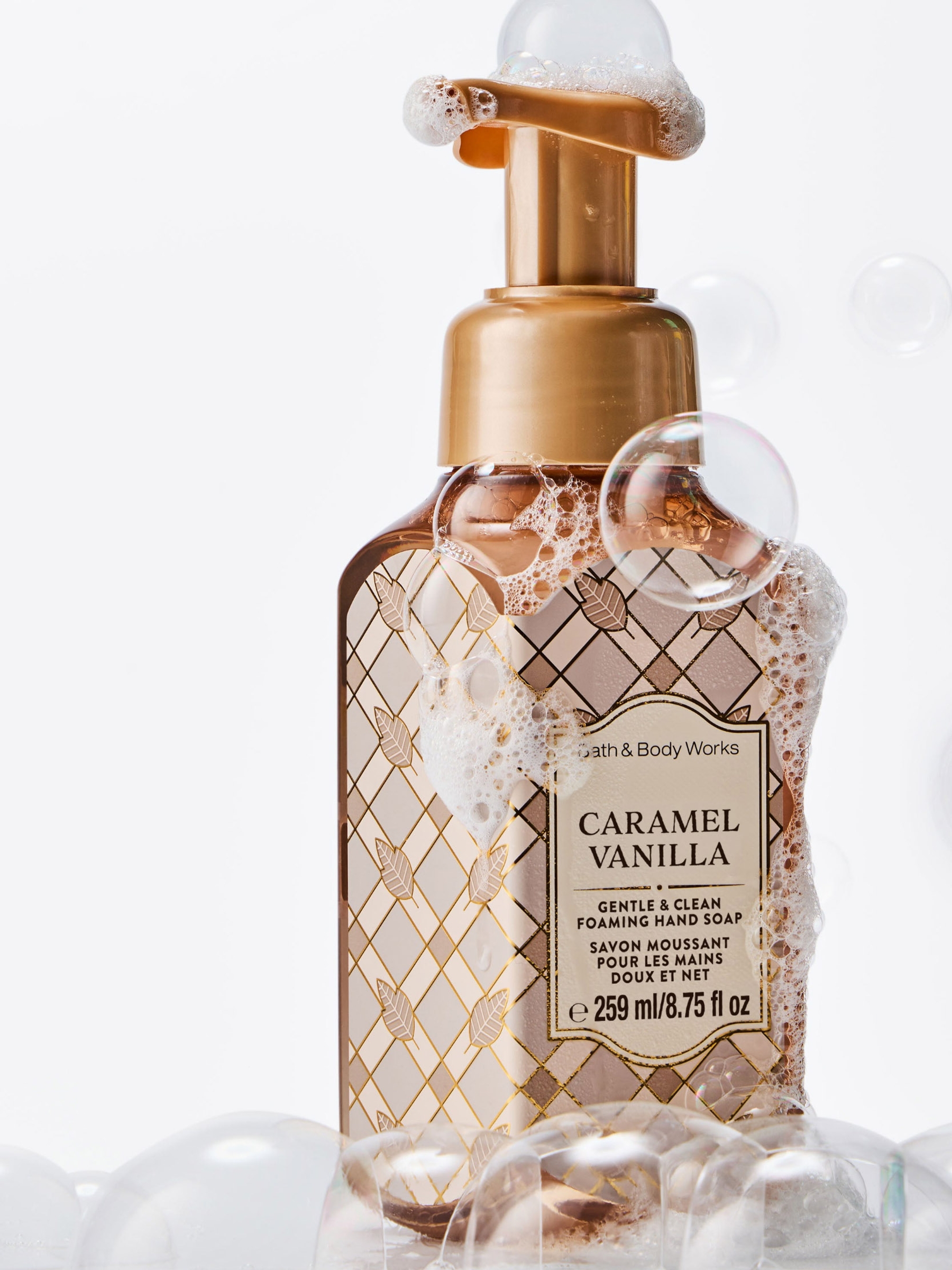 Caramel & Vanilla Gentle & Clean Foaming Hand Soap 259ml - Image 2 of 5 Caramel & Vanilla Gentle & Clean Foaming Hand Soap 259ml - Image 2 of 5