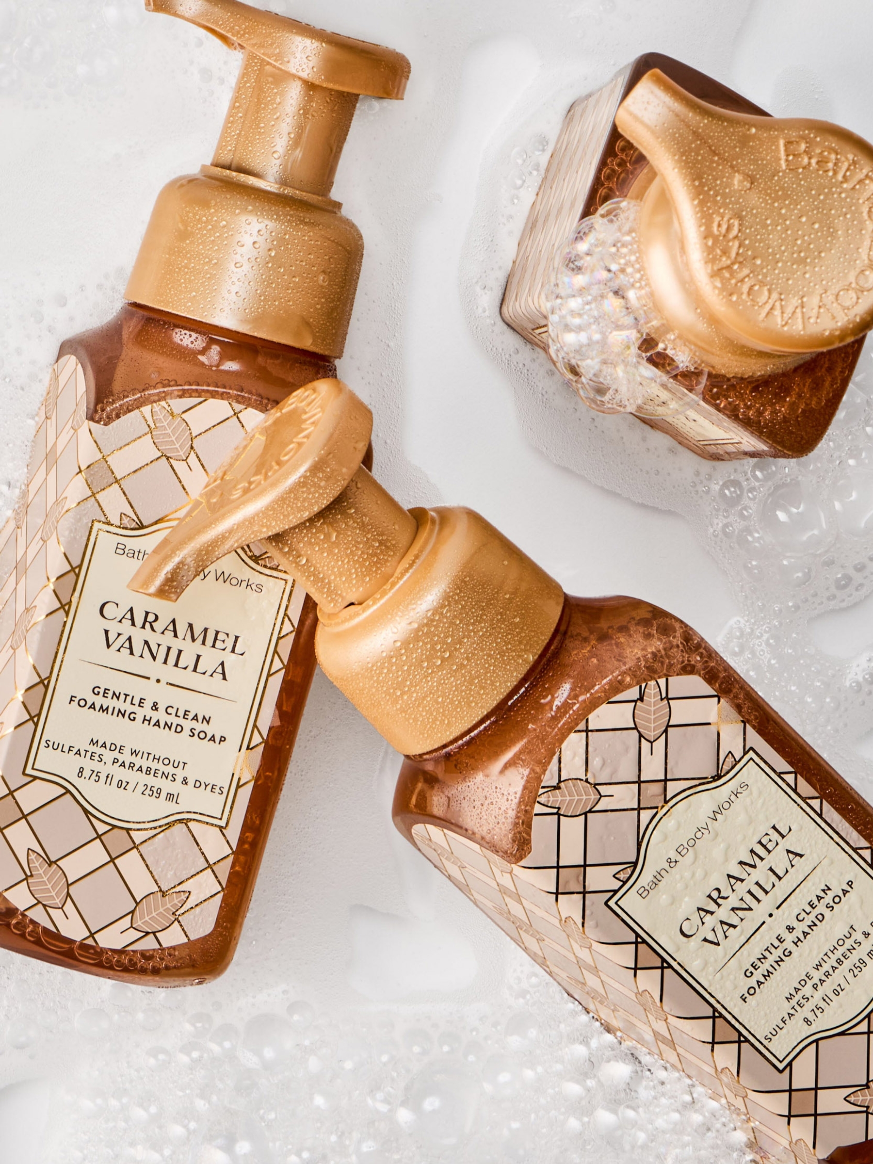 Caramel & Vanilla Gentle & Clean Foaming Hand Soap 259ml - Image 4 of 5