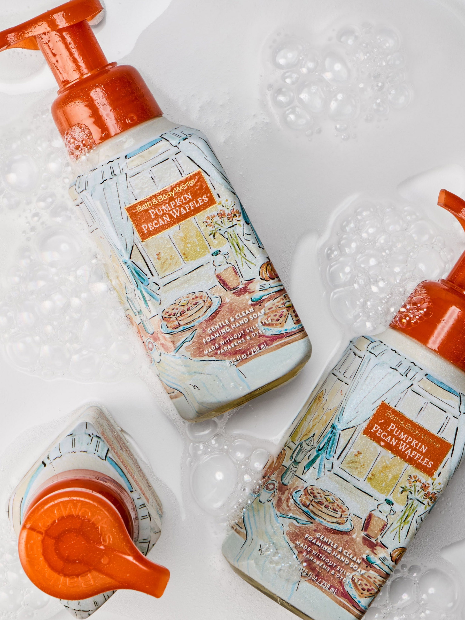 Pumpkin Pecan Waffles Gentle & Clean Foaming Hand Soap 259ml - Image 3 of 4