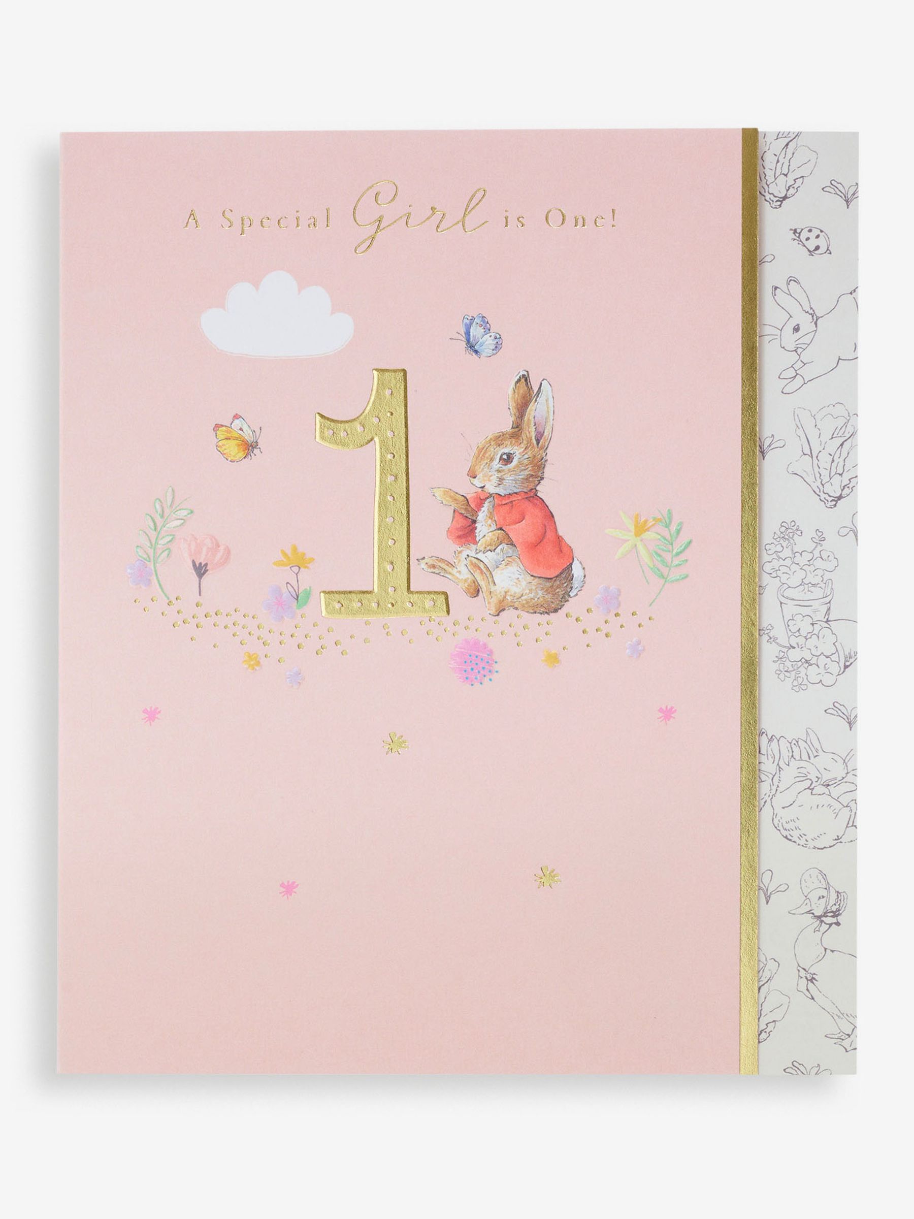 Flopsy 1st Birthday Card - Image 1 of 5