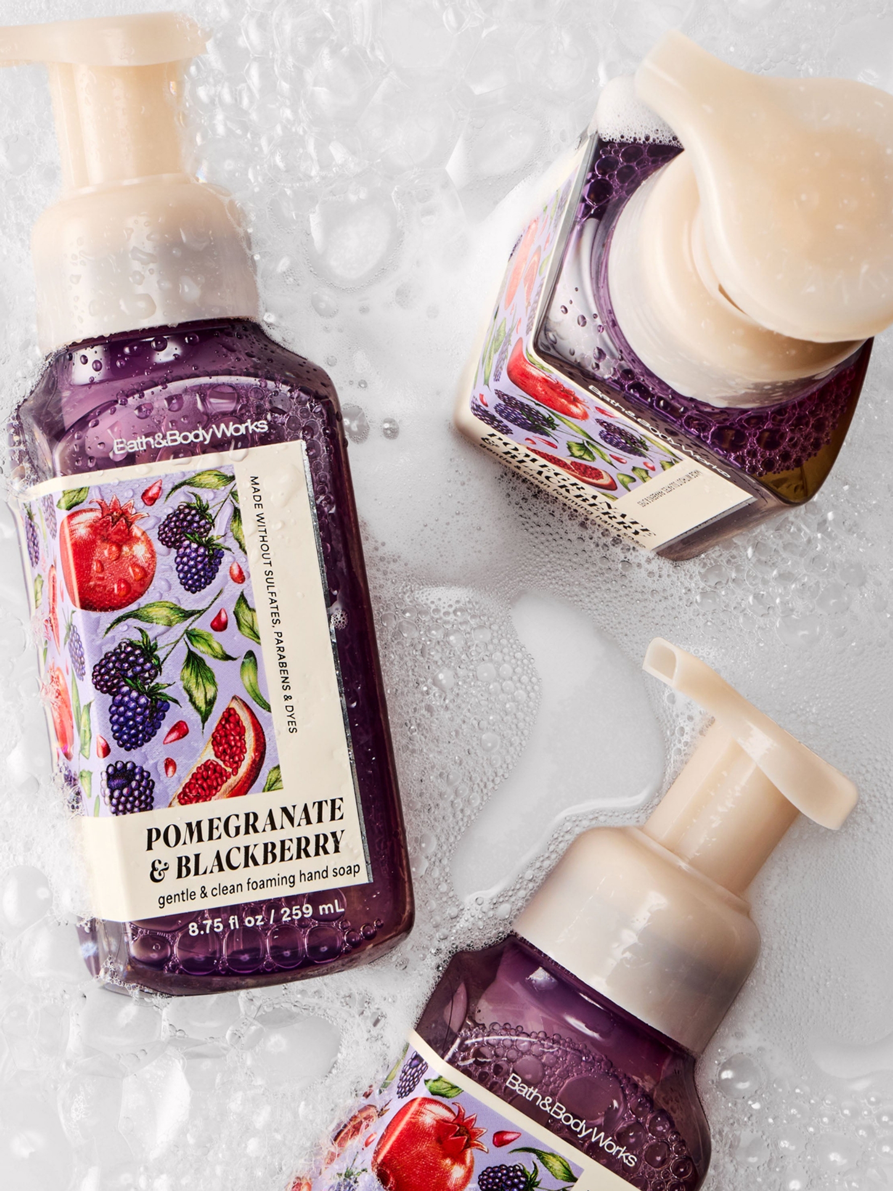 Pomegranate & Blackberry Gentle & Clean Foaming Hand Soap 259ml - Image 4 of 5