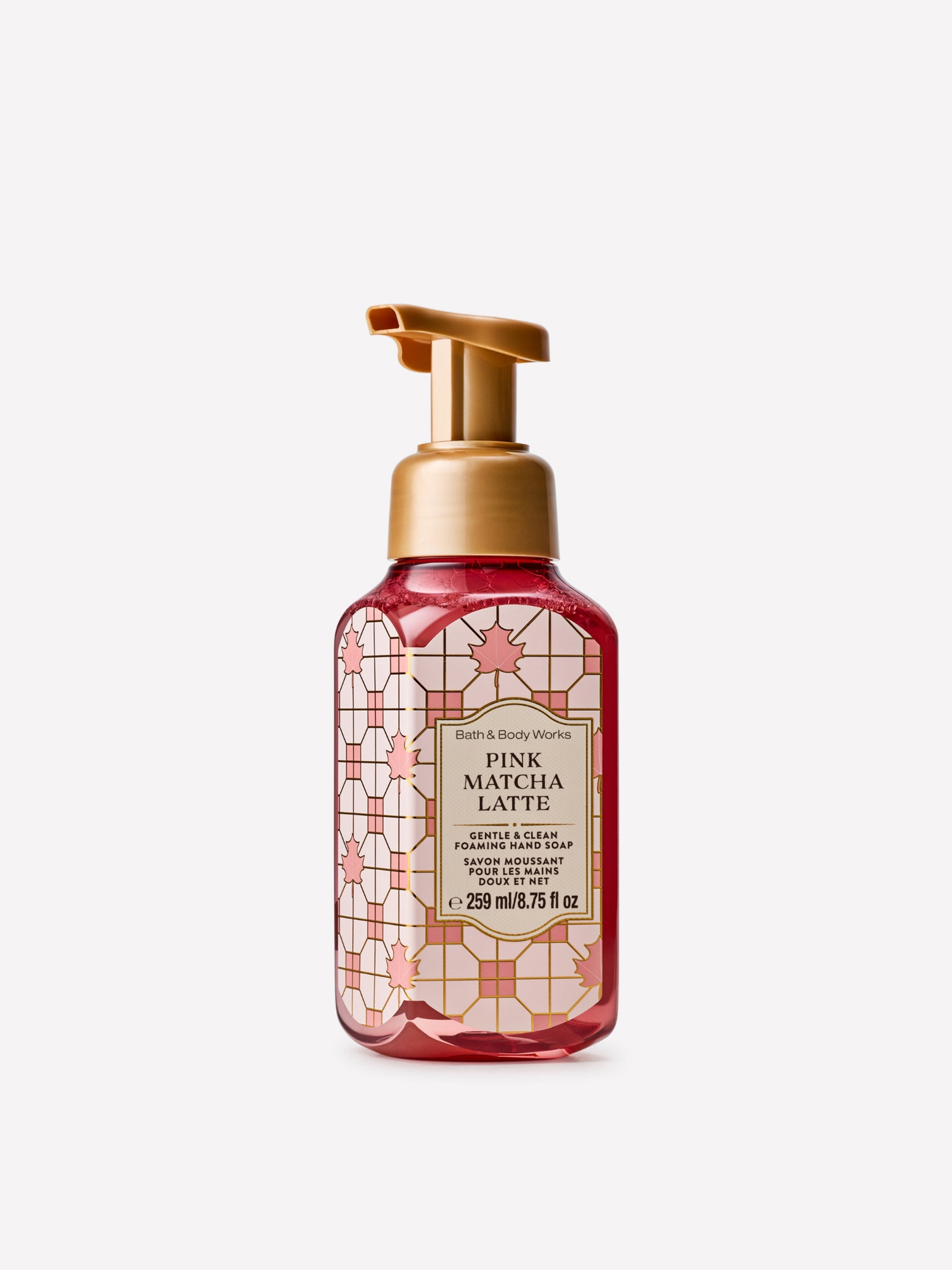 Pink Matcha Latte Gentle & Clean Foaming Hand Soap 259ml - Image 1 of 5