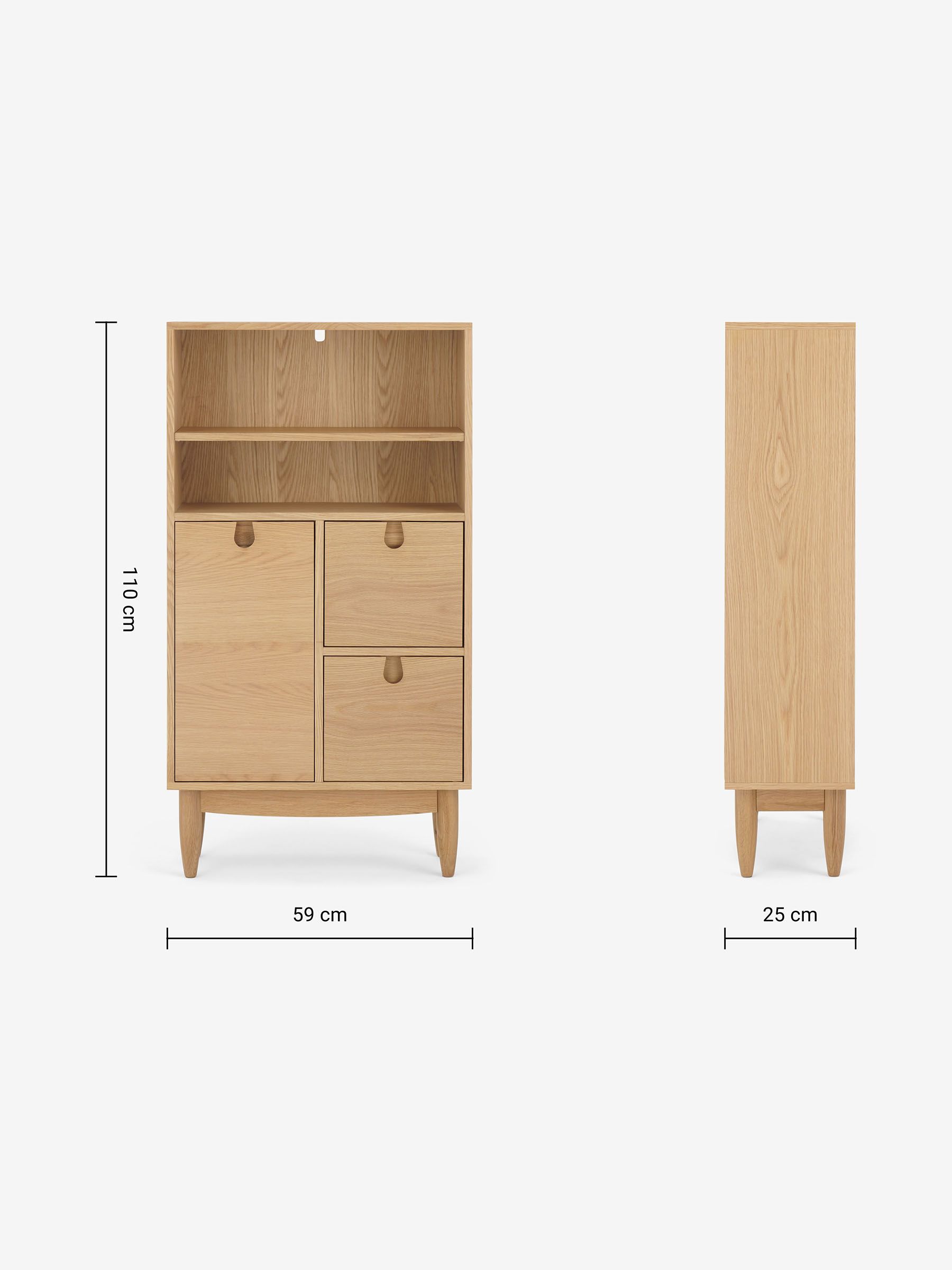 Penn Mid Boy Chest of Drawers in Oak - Image 3 of 3