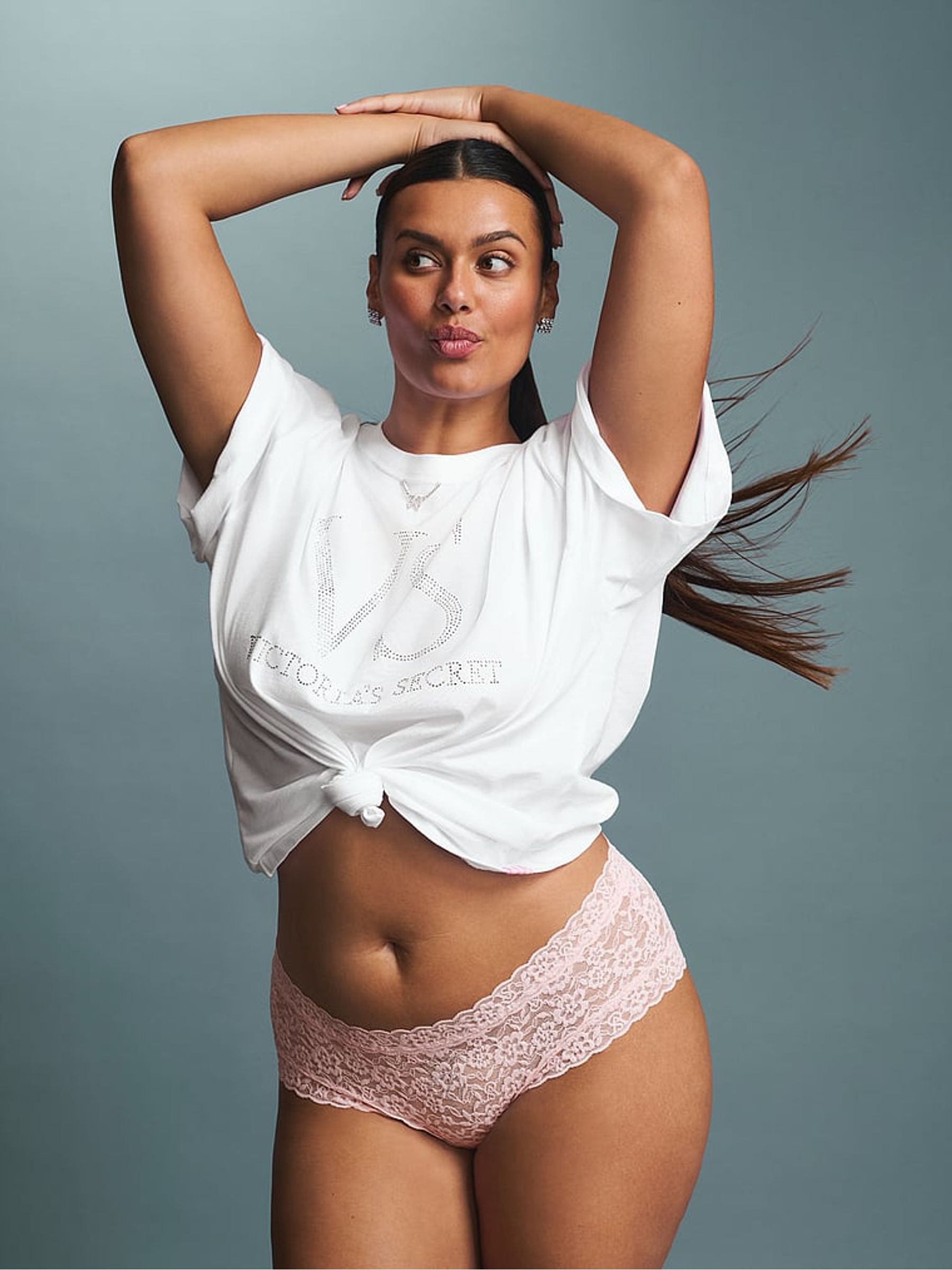 Angel Pink Cheeky Sparkle Knickers - Image 1 of 3