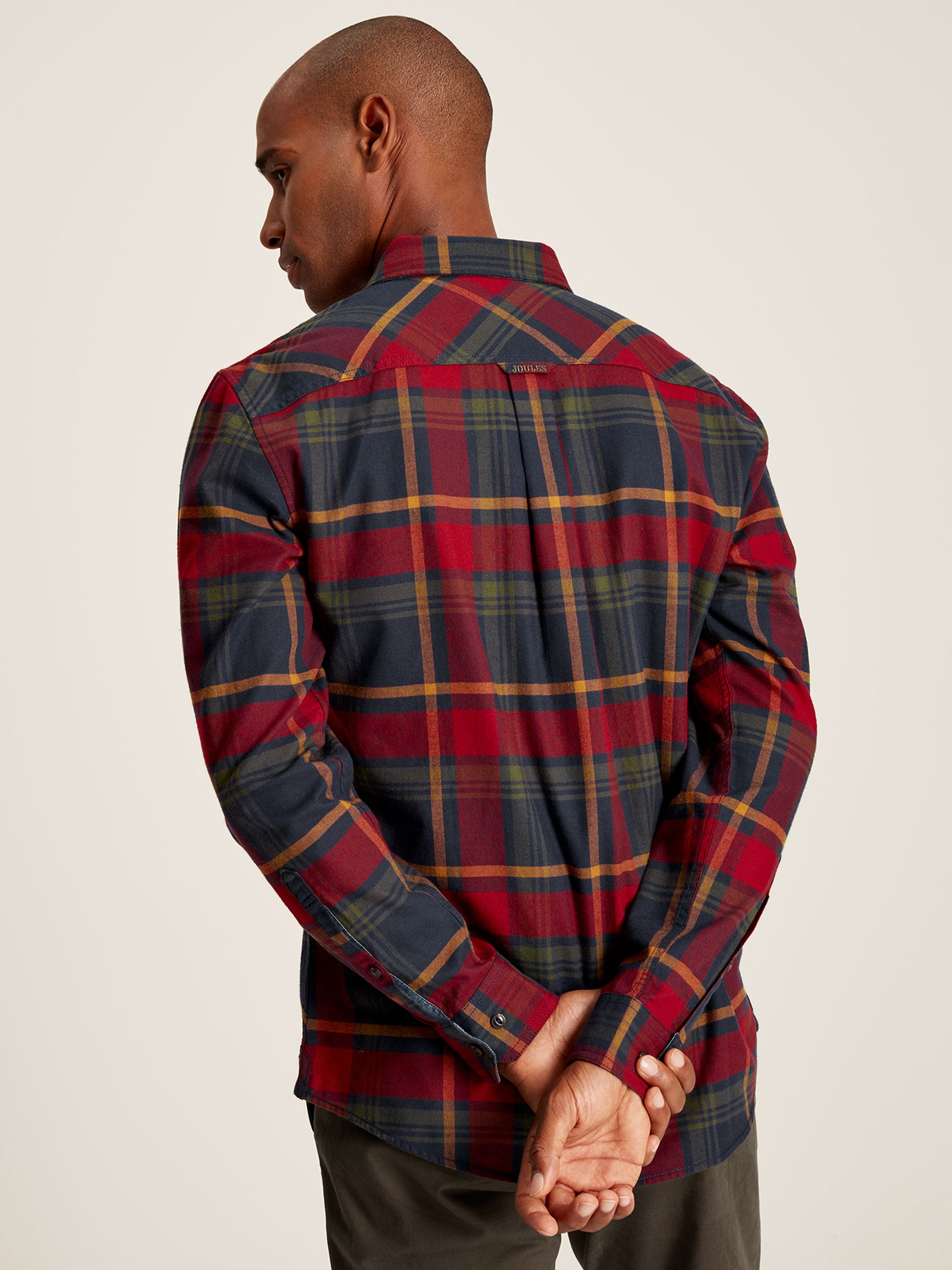 Buchannan Red Cotton Check Shirt - Image 2 of 6