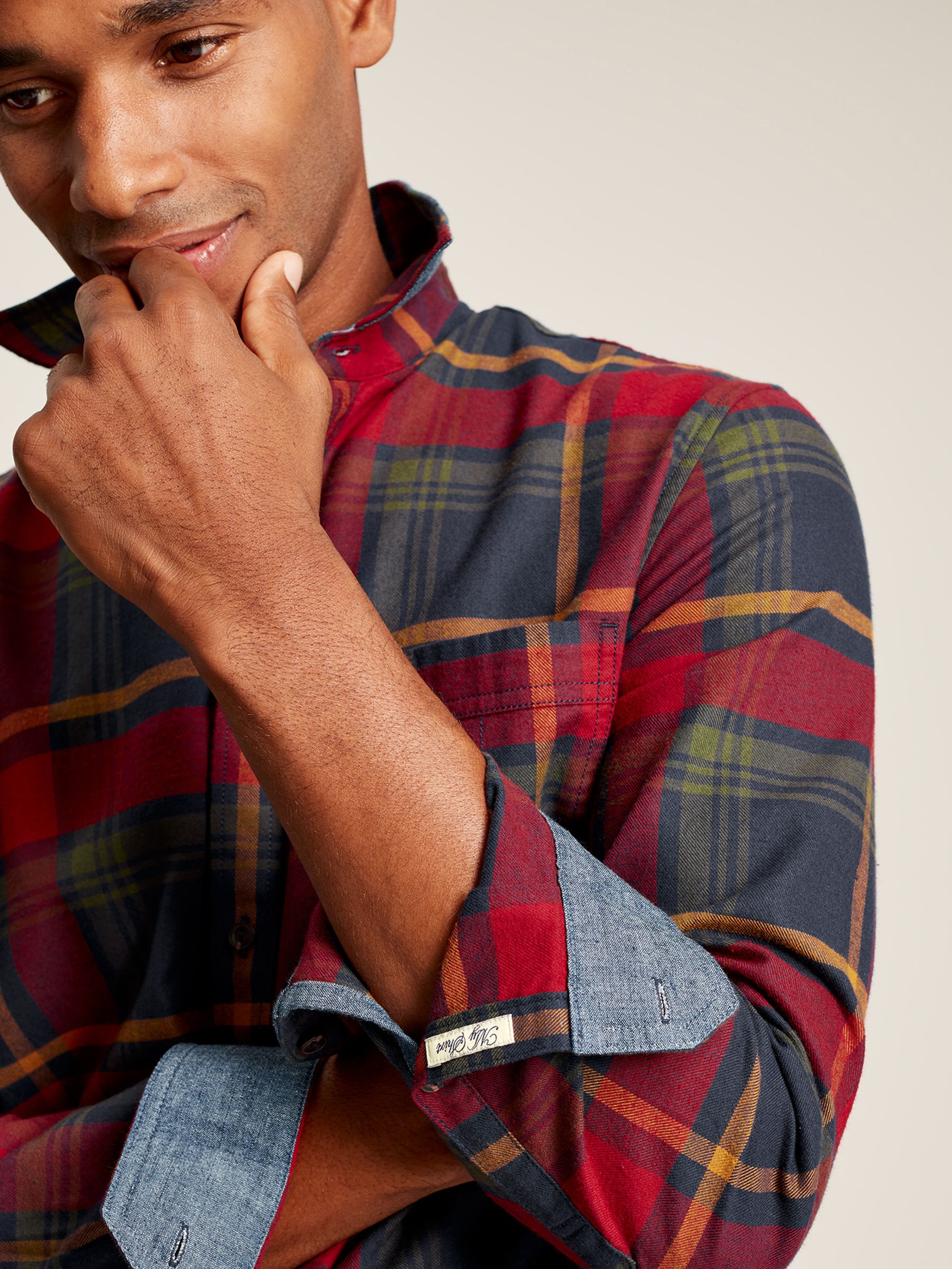 トップス VujaDe ross check flannel Vujade 010 Ross Vintage Plaid Flannel Shirts Casual Loose