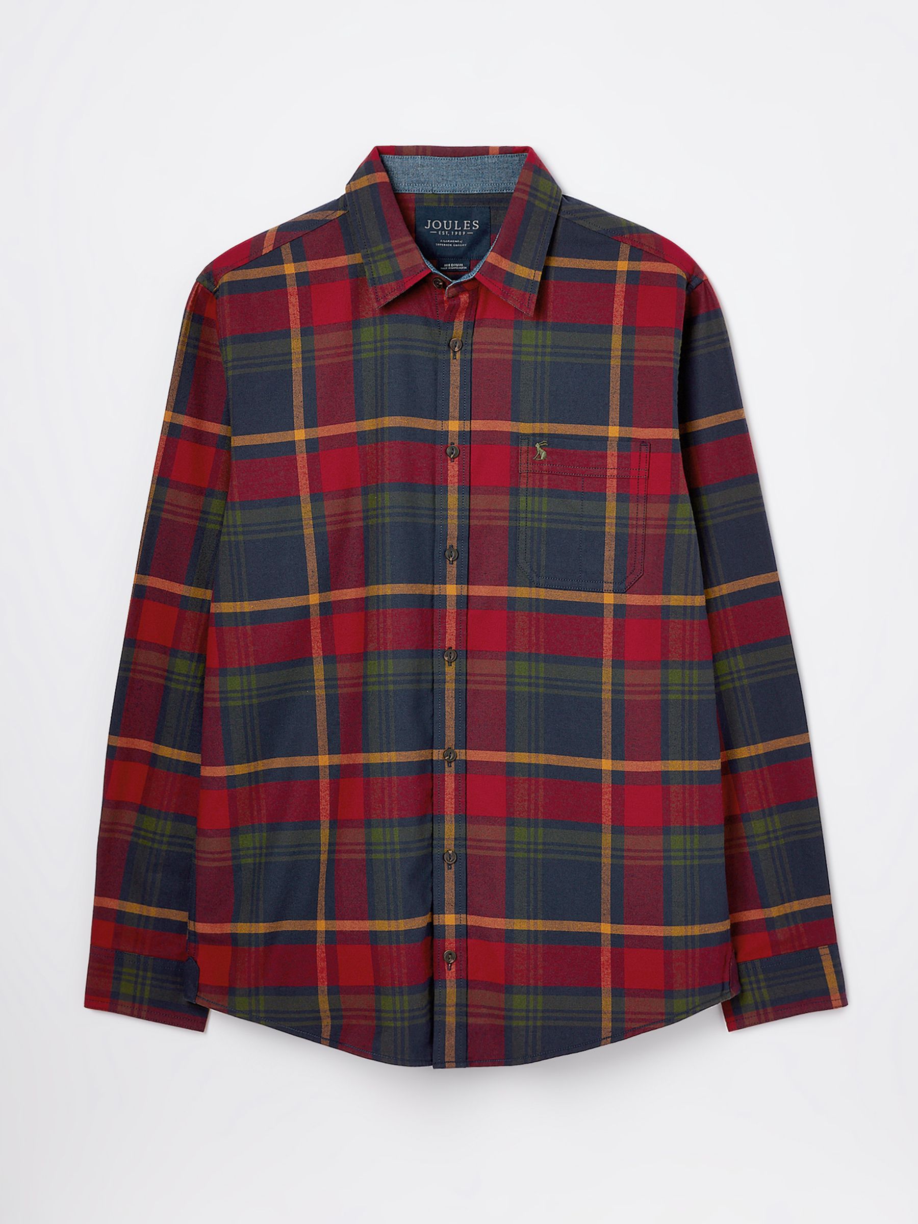 Buchannan Red Cotton Check Shirt - Image 6 of 6