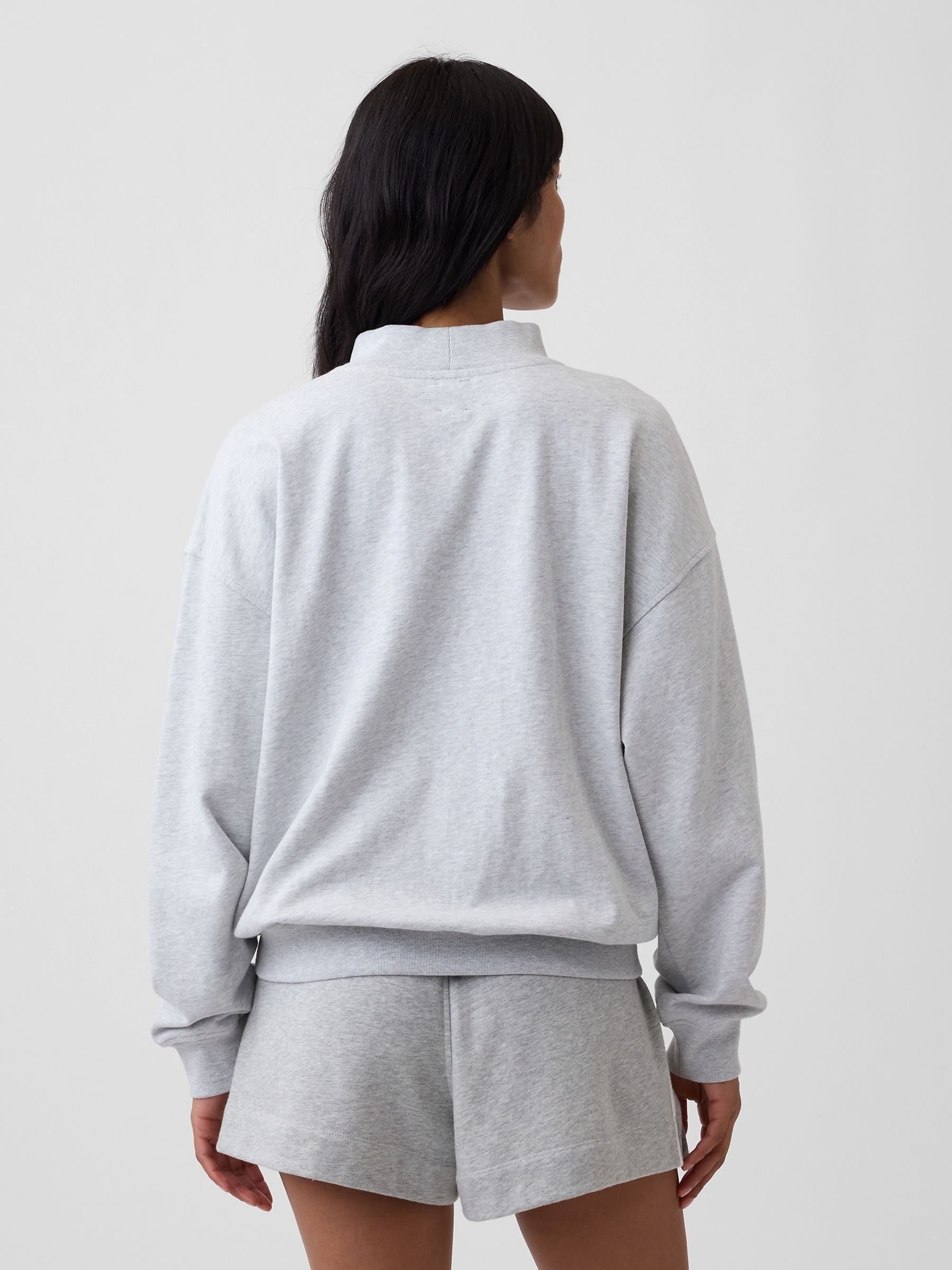 Grey French Terry Brannan Bear Logo Sweatshirt - Image 2 of 4