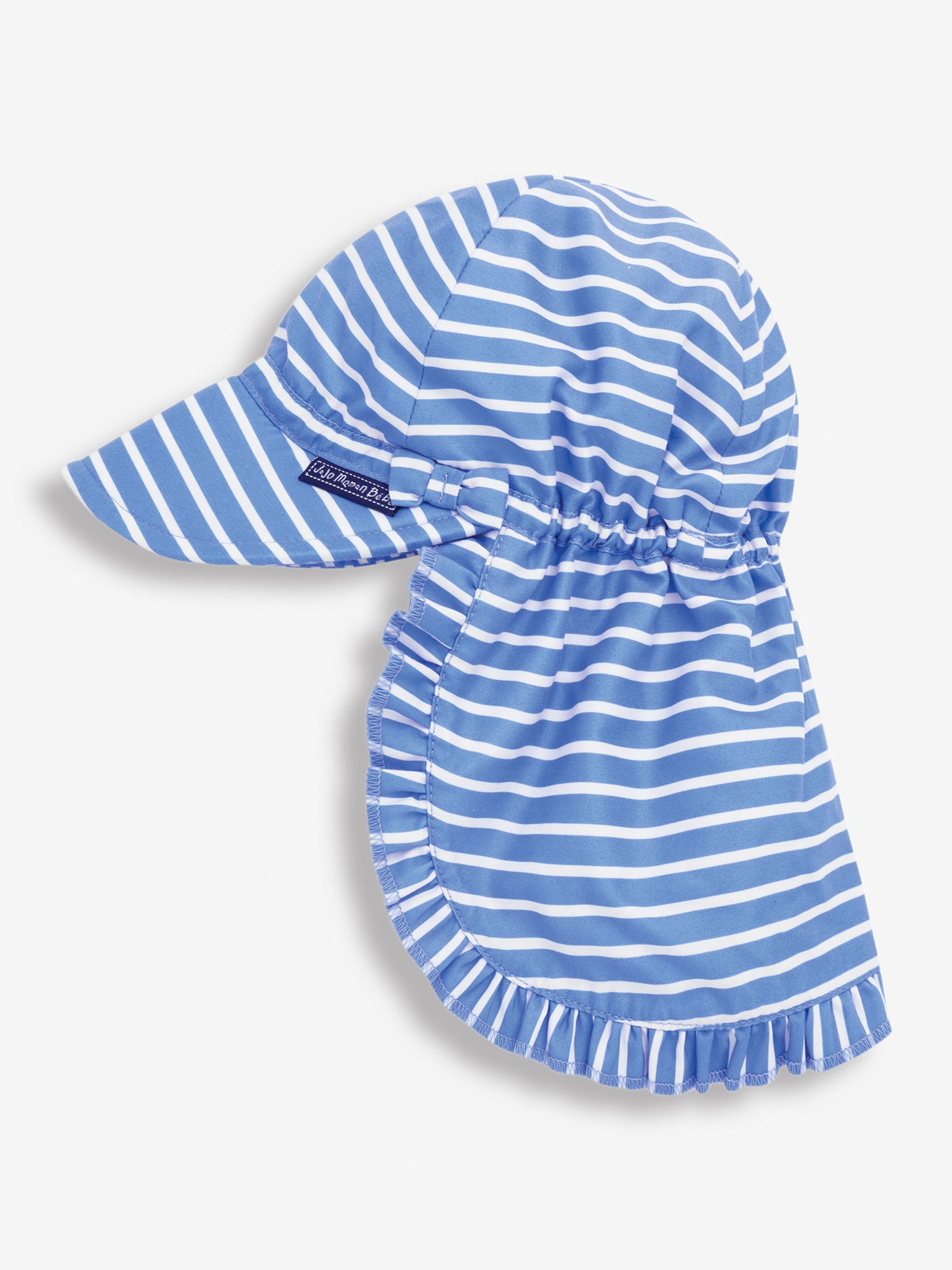 Stripe Pretty Flap Sun Protection Hat - Image 1 of 1
