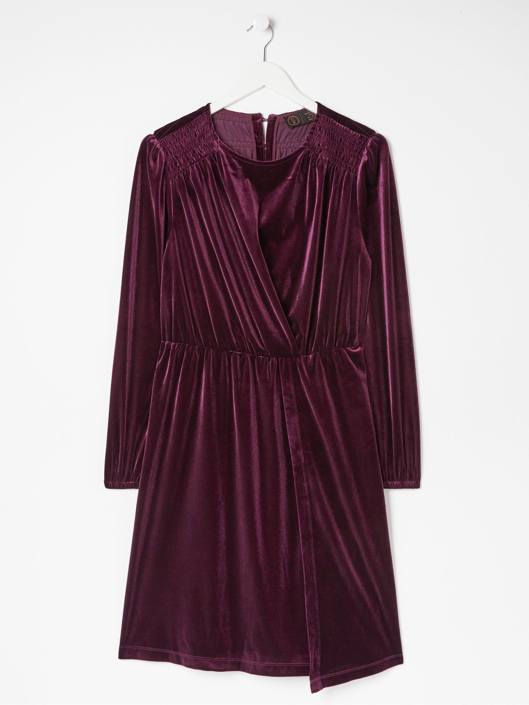 Purple Annie Velvet Dress - Image 6 of 6