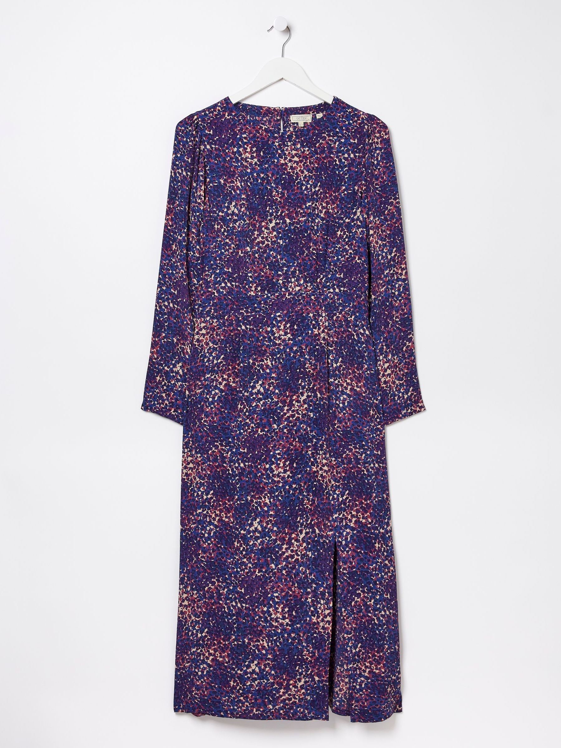 Blue Haldon Layered Spot Midi Dress - Image 5 of 5