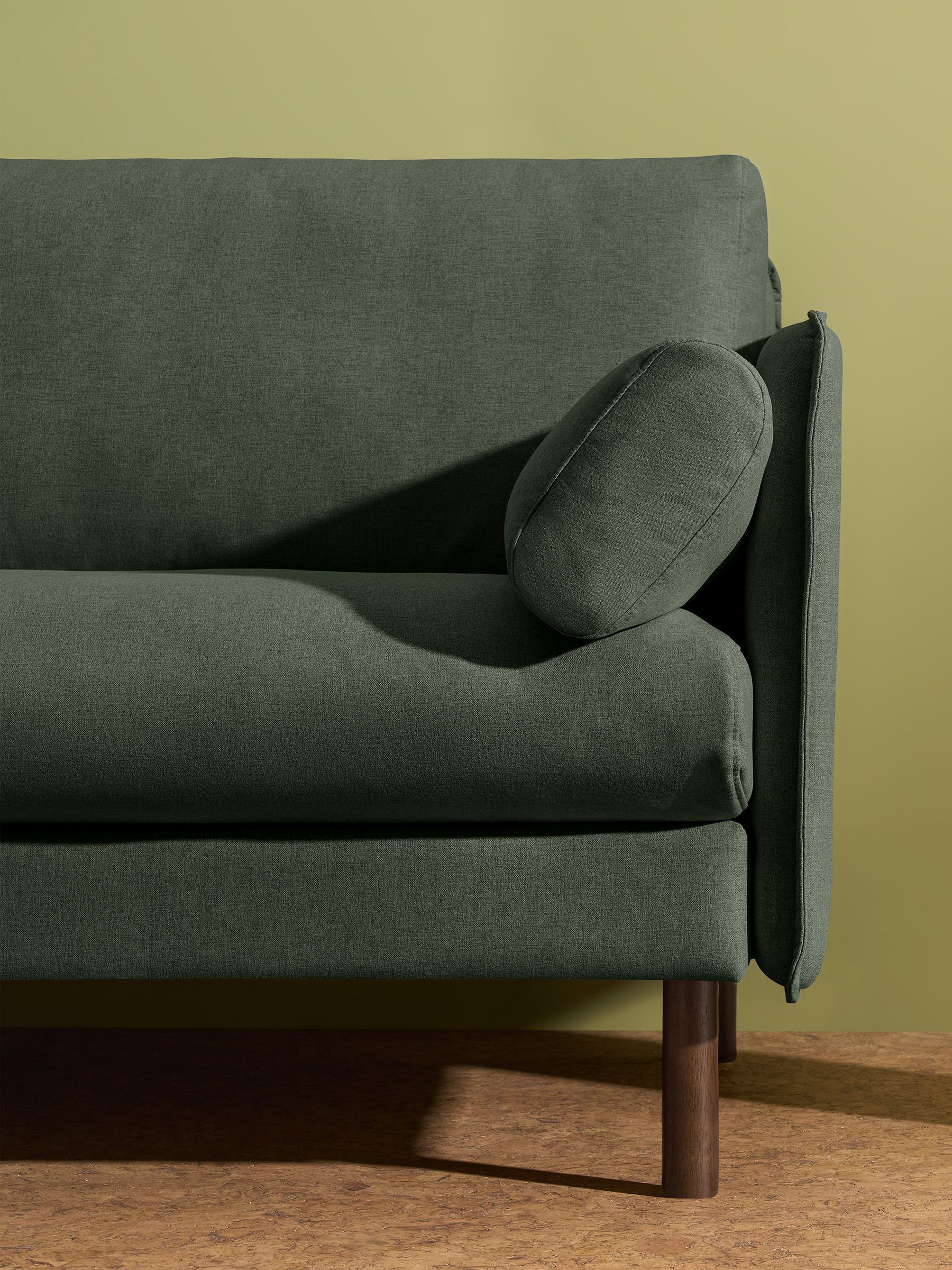Brayla Sofa in a Box in Green - Image 5 of 9