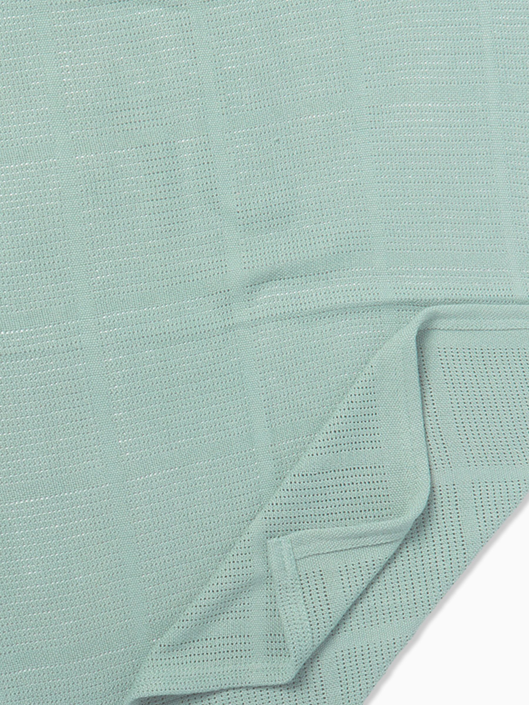 MORI Mint Green Blend Cellular Baby Blanket - Image 9 of 9