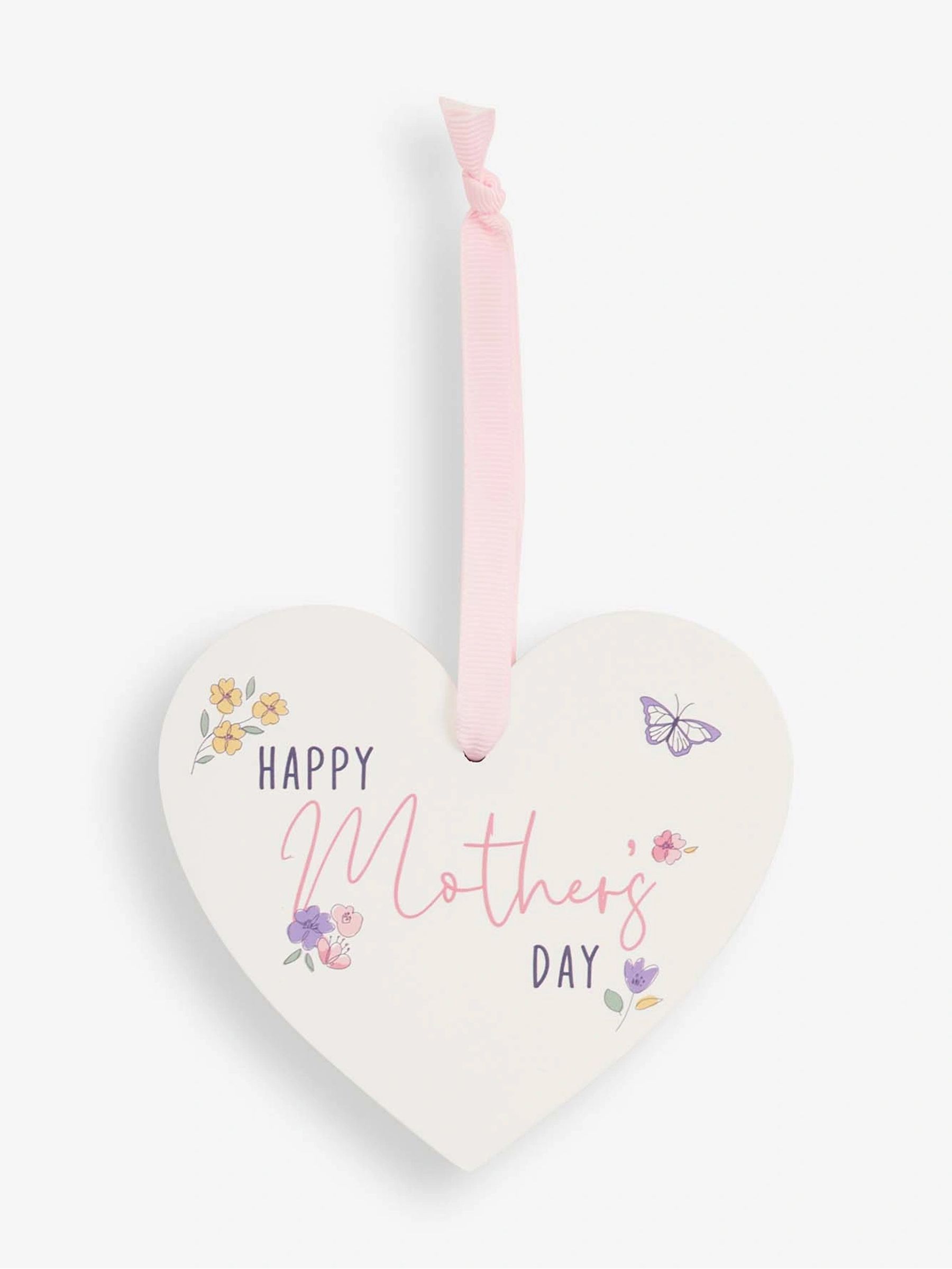 Mother's Day Heart Plaque in White - Image 1 of 3