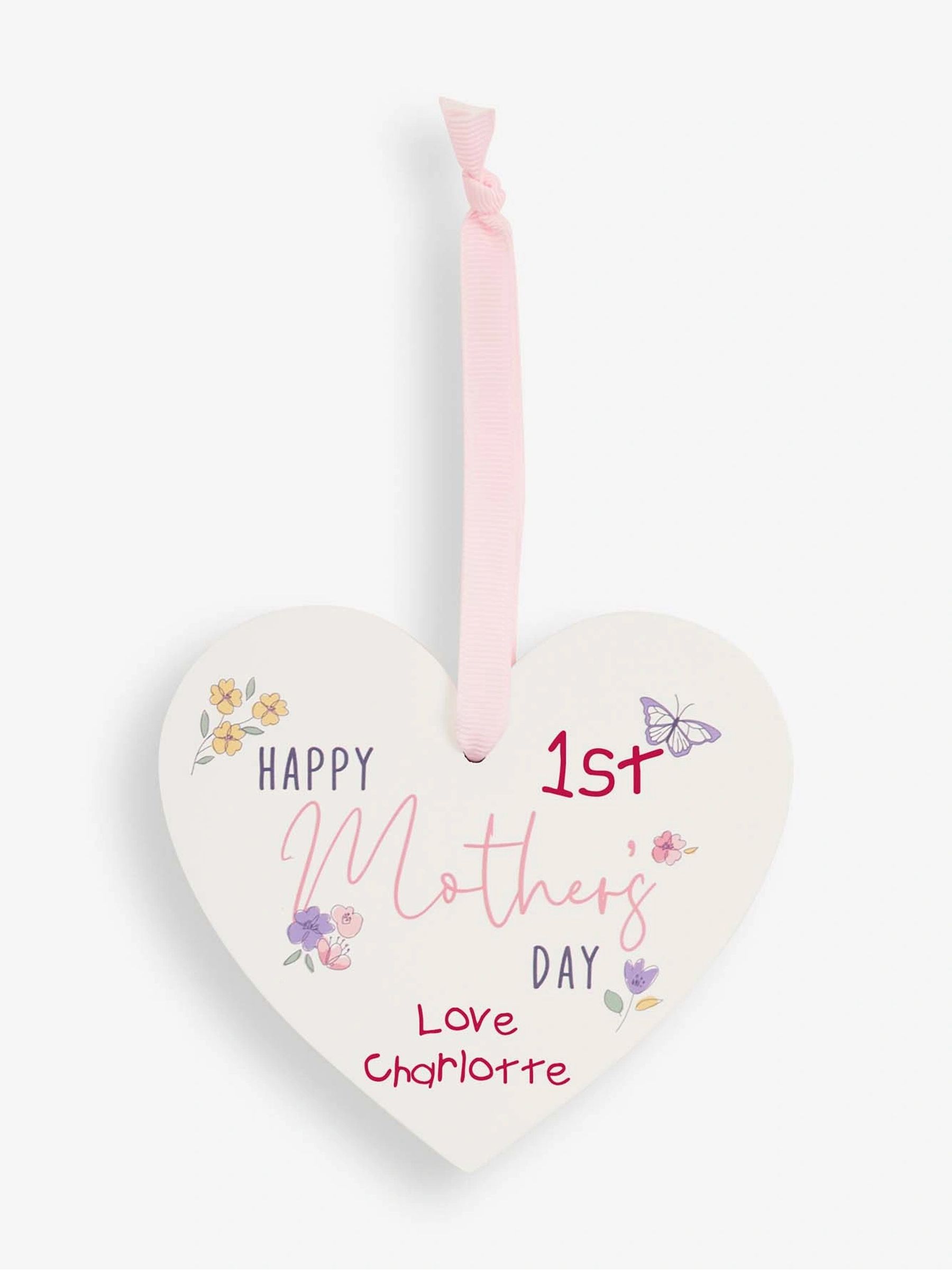 Mother's Day Heart Plaque in White - Image 2 of 3