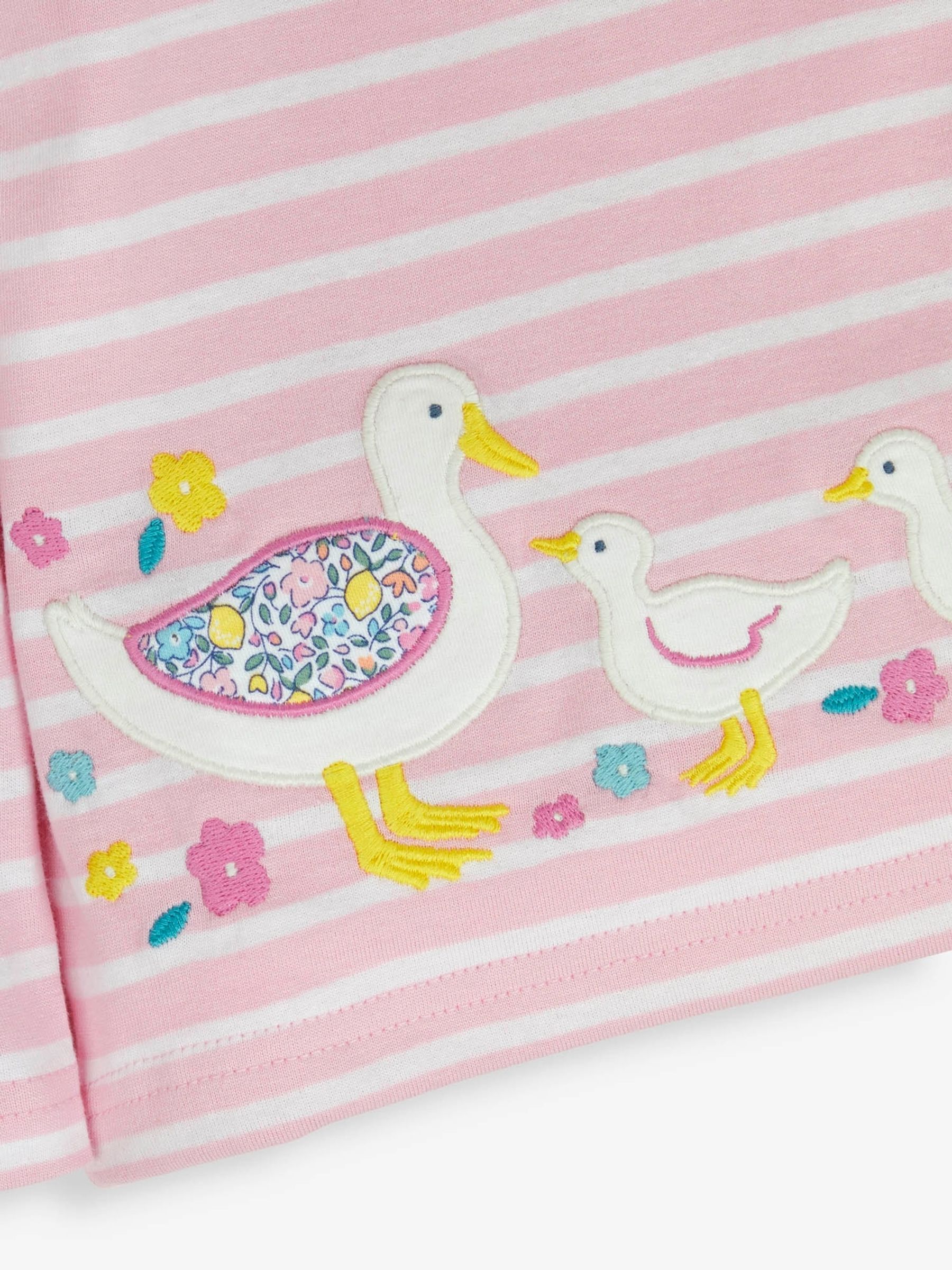 Pink Stripe Duck Appliqué Top - Image 3 of 3