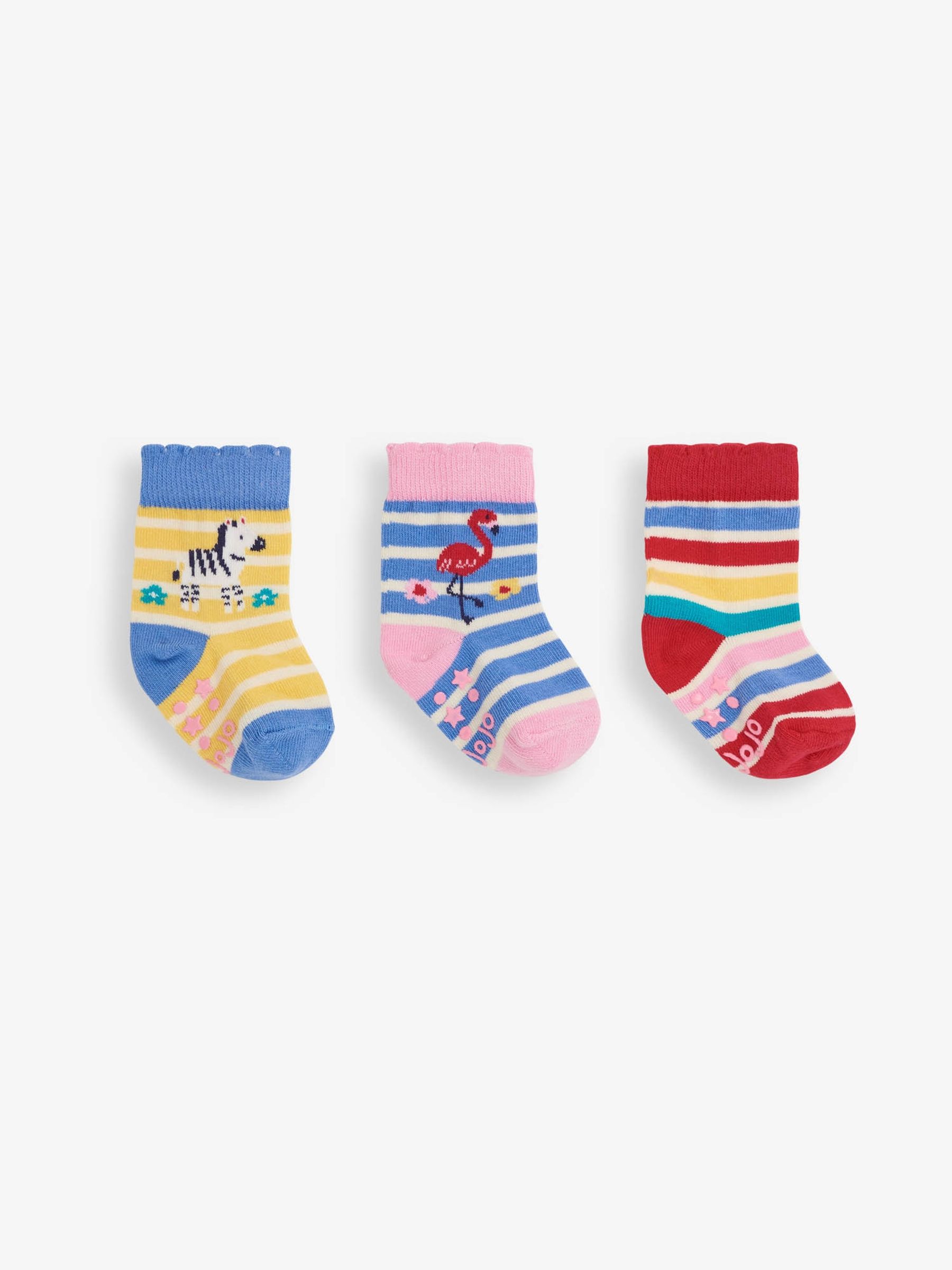 Safari 3-Pack Cotton Rich Socks - Image 1 of 1