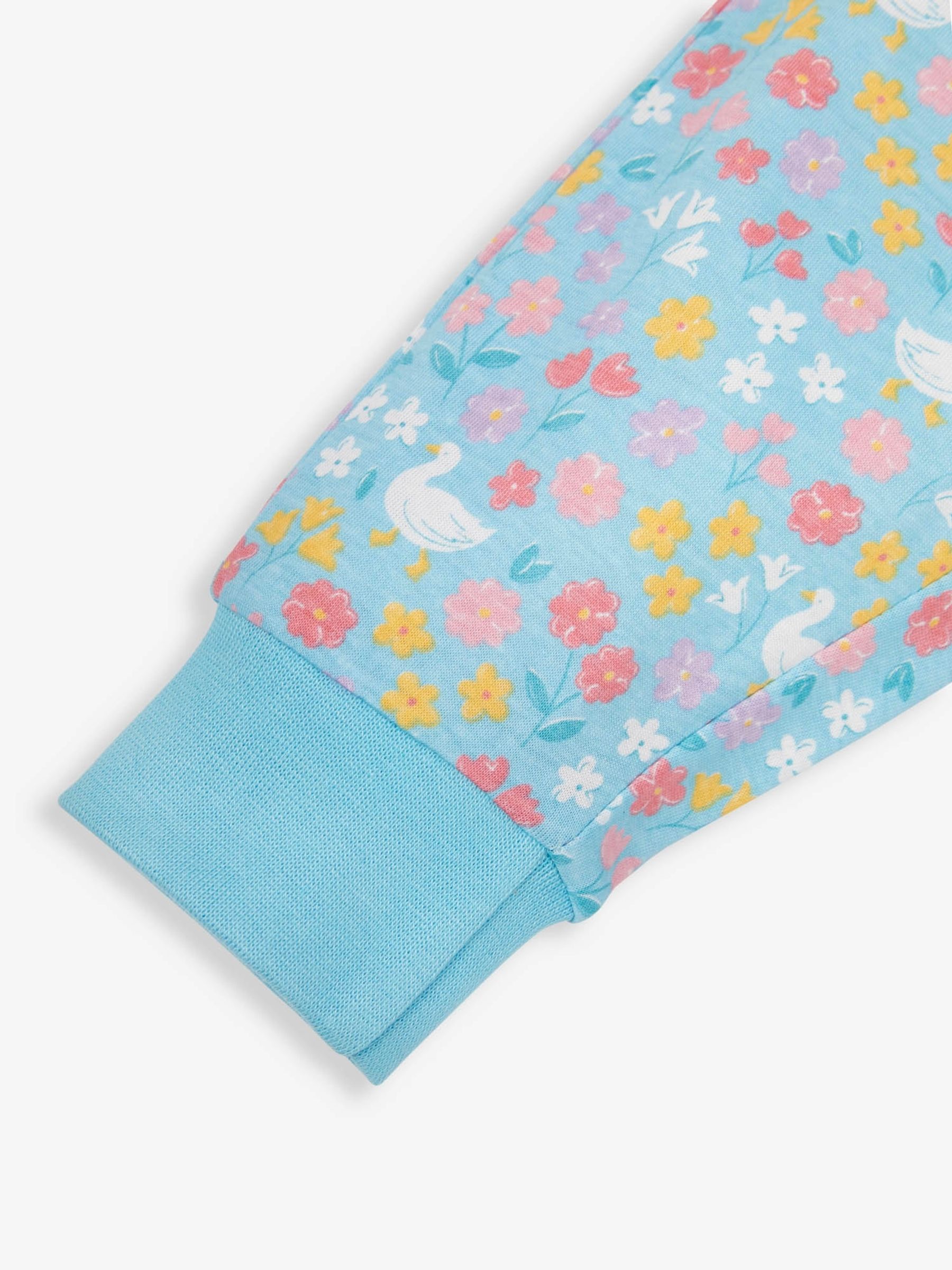 Duck Egg Girls' 2-Pack Duck Jersey Pyjamas - Image 10 of 12