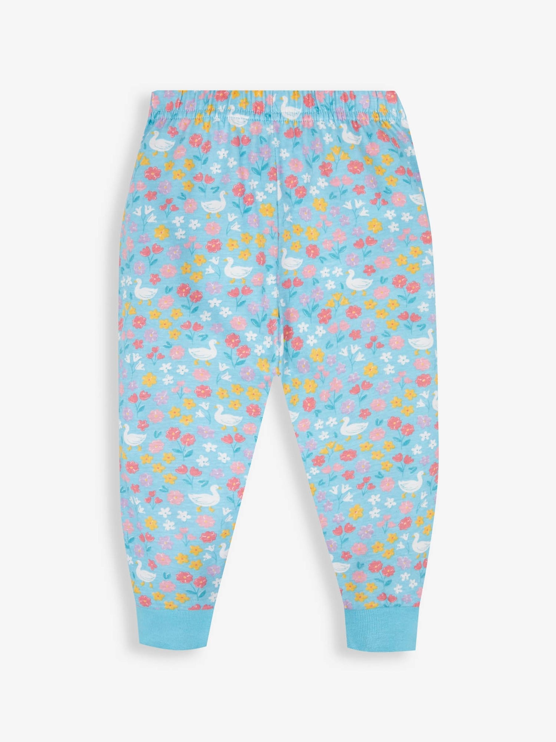 Duck Egg Girls' 2-Pack Duck Jersey Pyjamas - Image 6 of 12