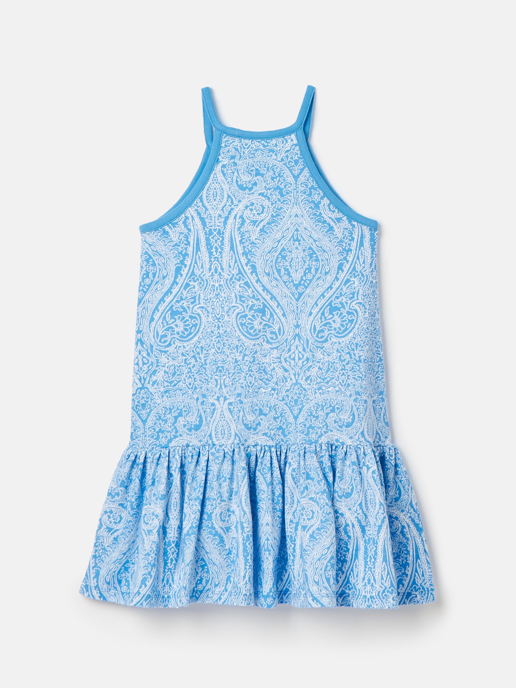 Skipwell Blue Cotton Sleeveless Dress - Image 2 of 5 Skipwell Blue Cotton Sleeveless Dress - Image 2 of 5