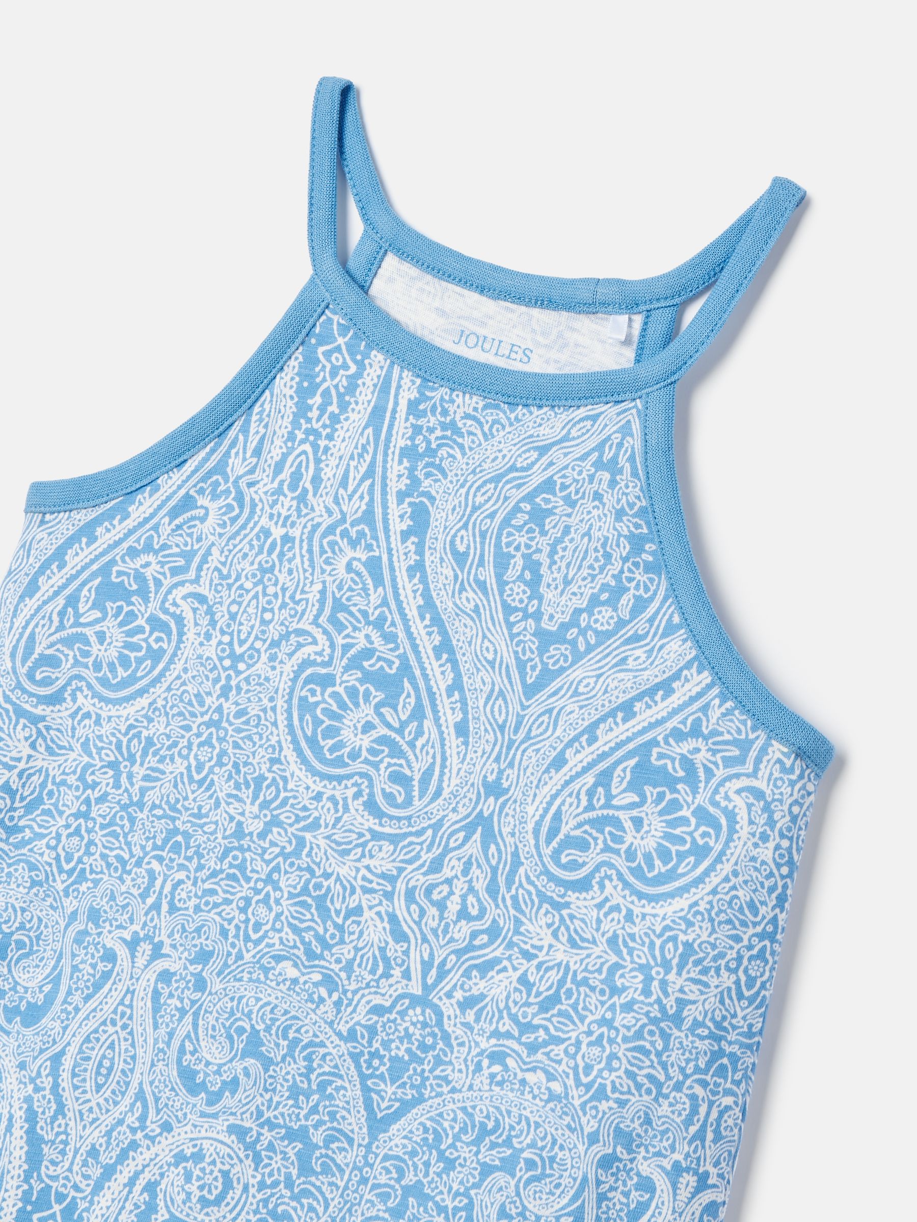 Skipwell Blue Cotton Sleeveless Dress - Image 3 of 5