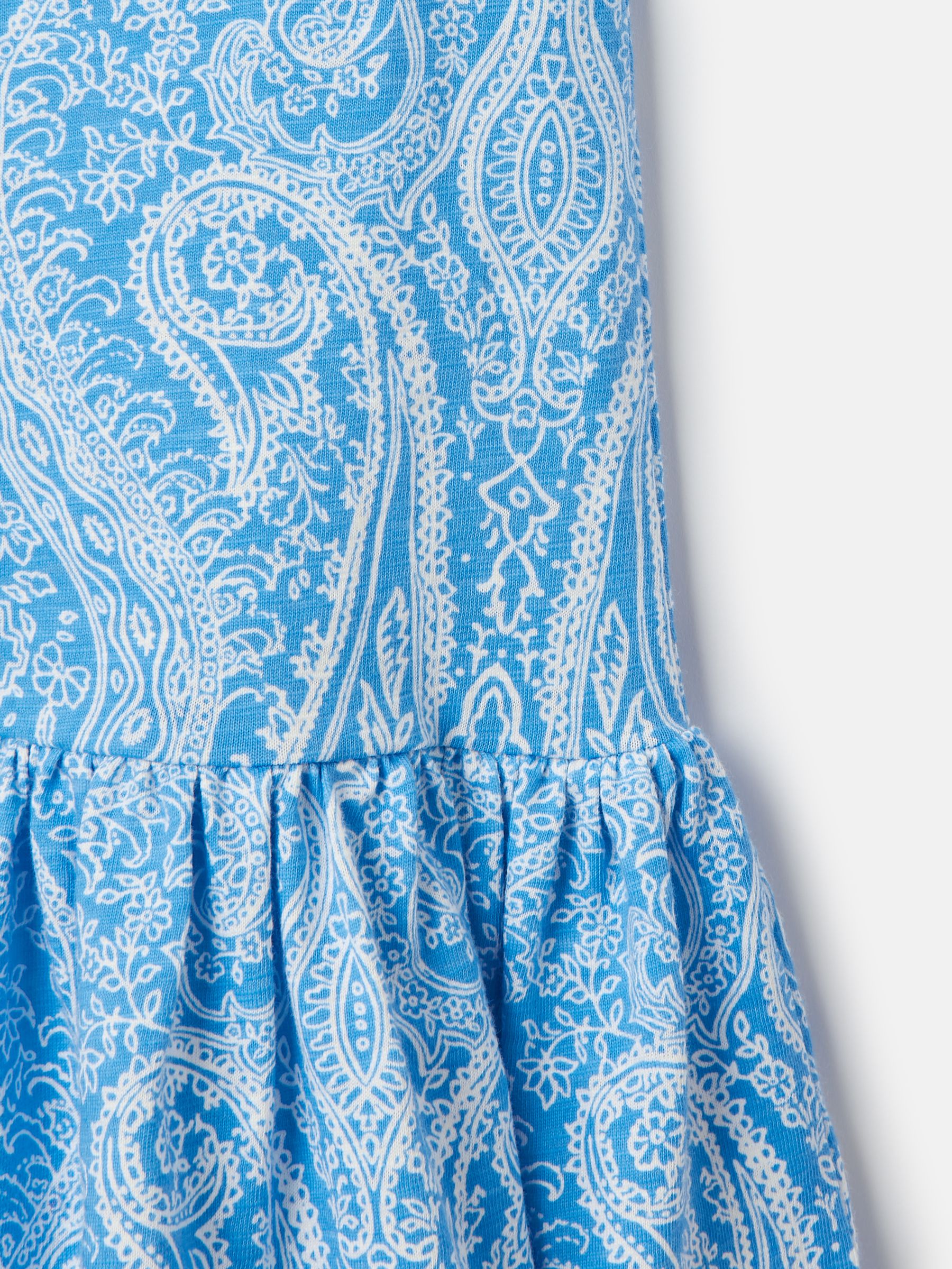 Skipwell Blue Cotton Sleeveless Dress - Image 4 of 5