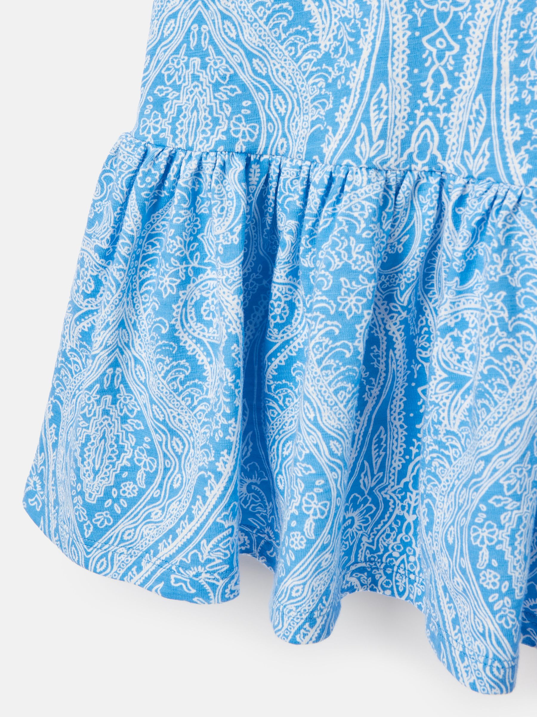 Skipwell Blue Cotton Sleeveless Dress - Image 5 of 5