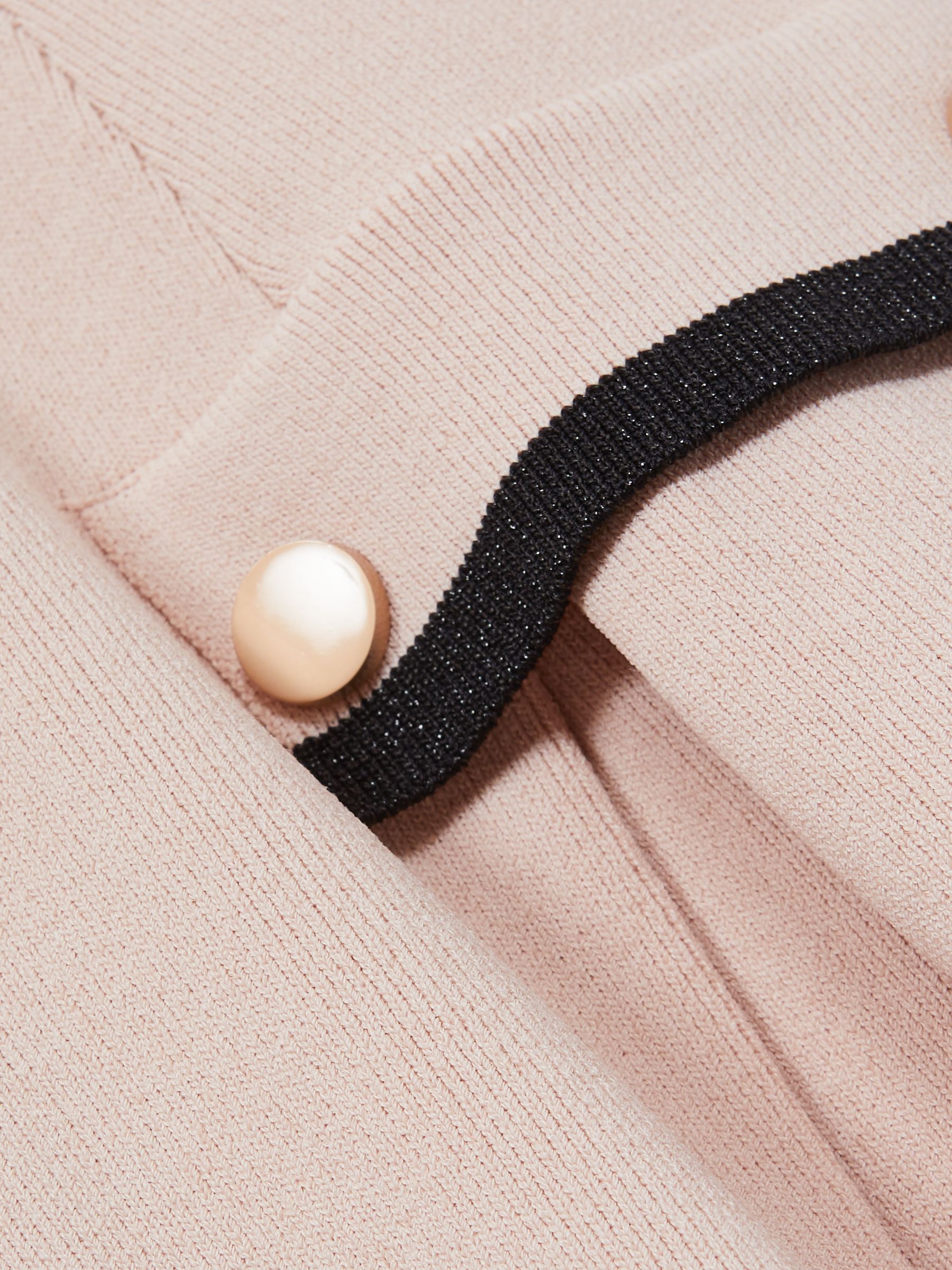 9-14 yrs Knitted Flared Dress in Pink - Image 5 of 5