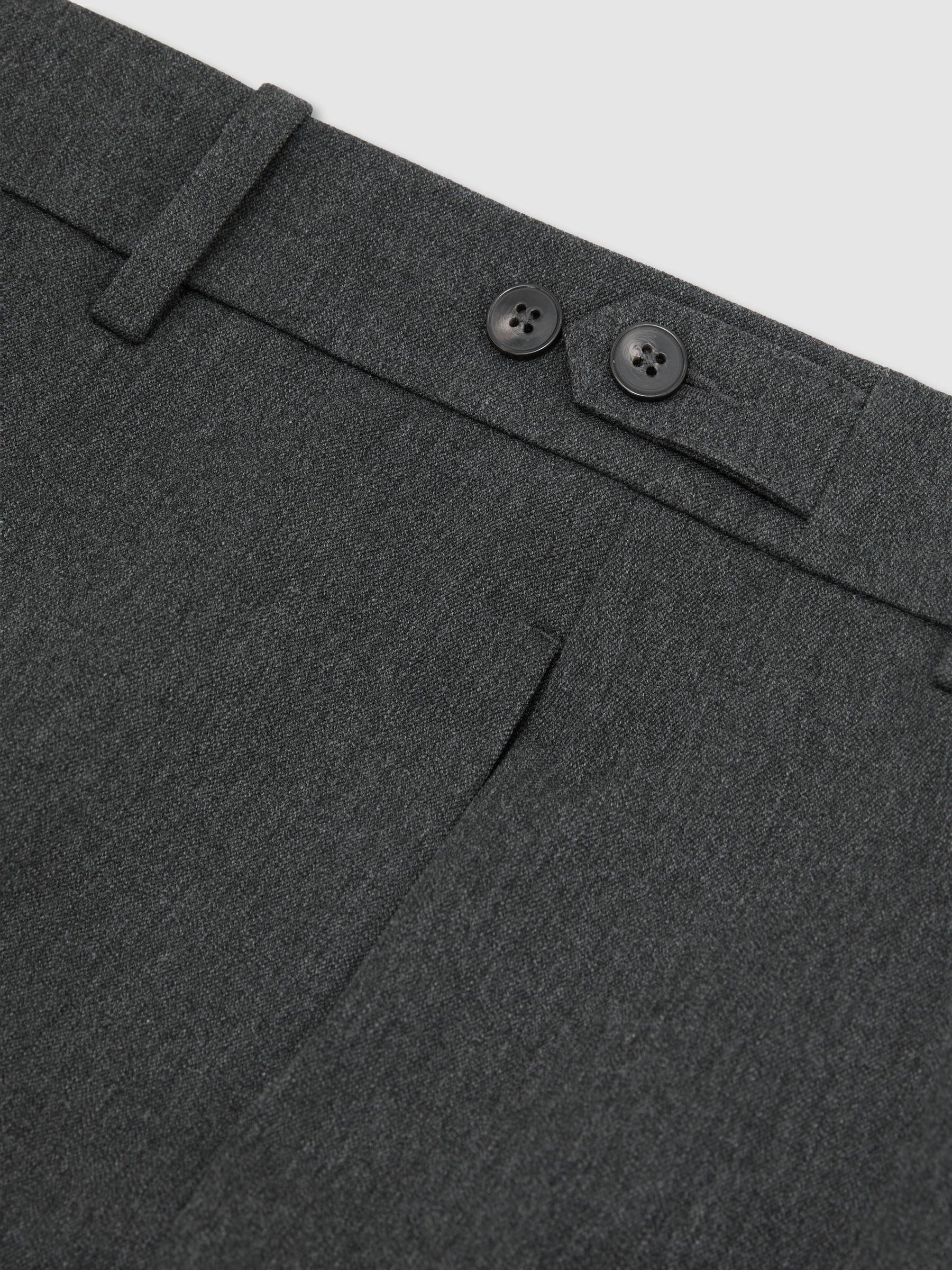 Straight-Leg Side-Adjuster Trousers in Grey - Image 7 of 7