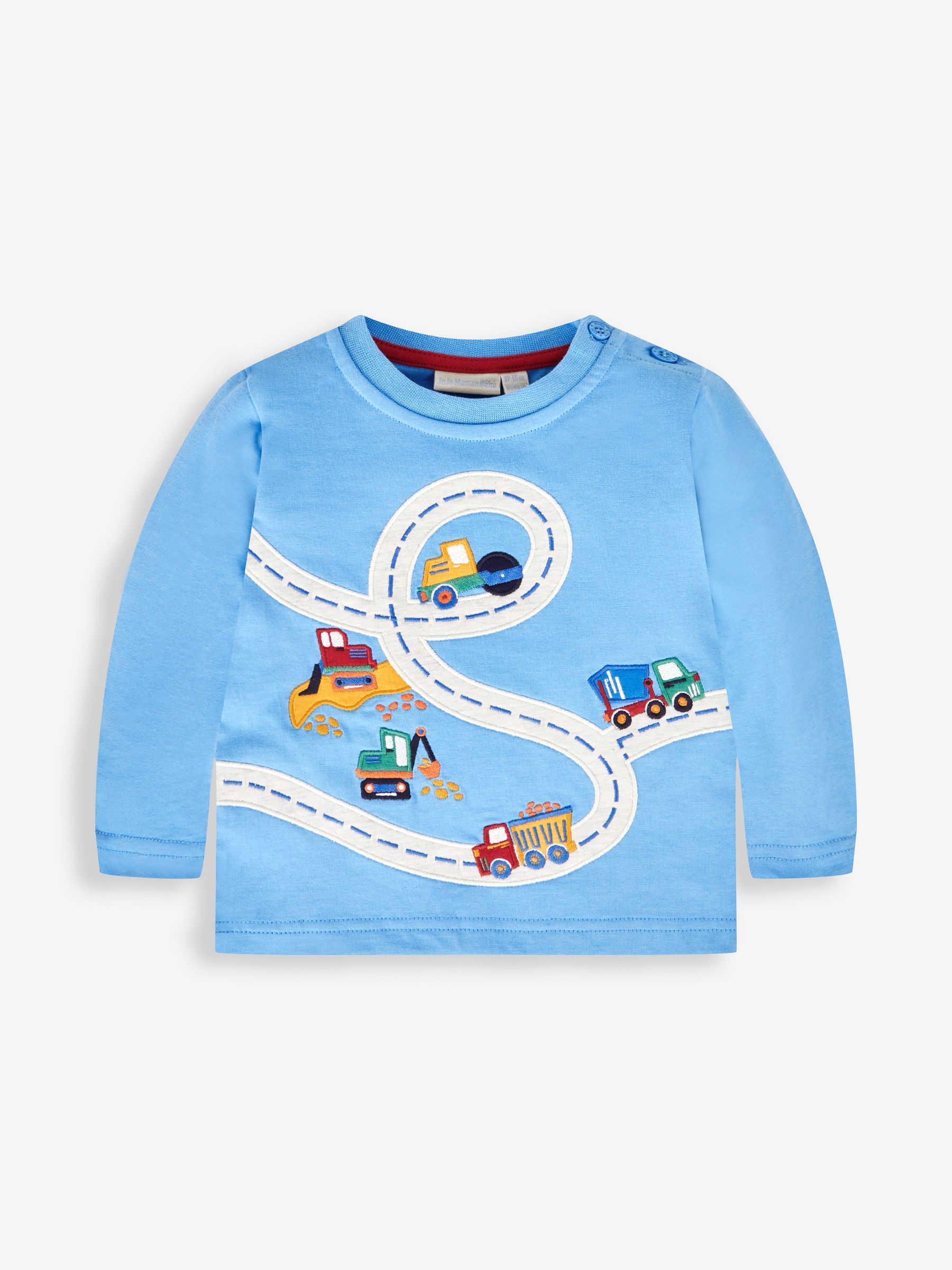 Blue Boys' Construction Appliqué Top - Image 1 of 3