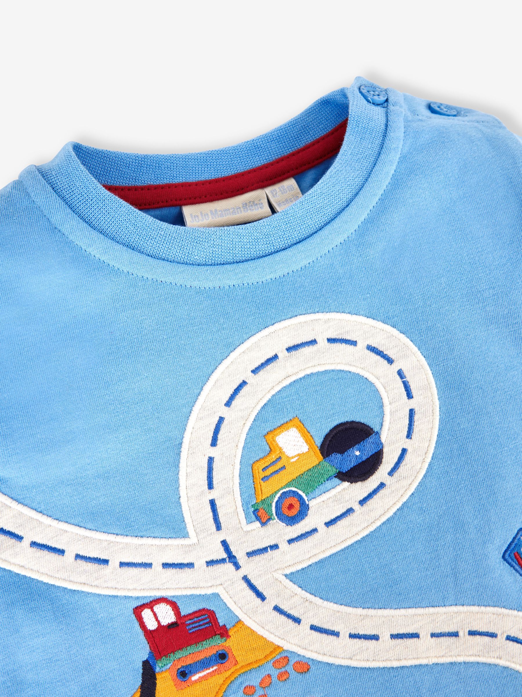 Blue Boys' Construction Appliqué Top - Image 2 of 3