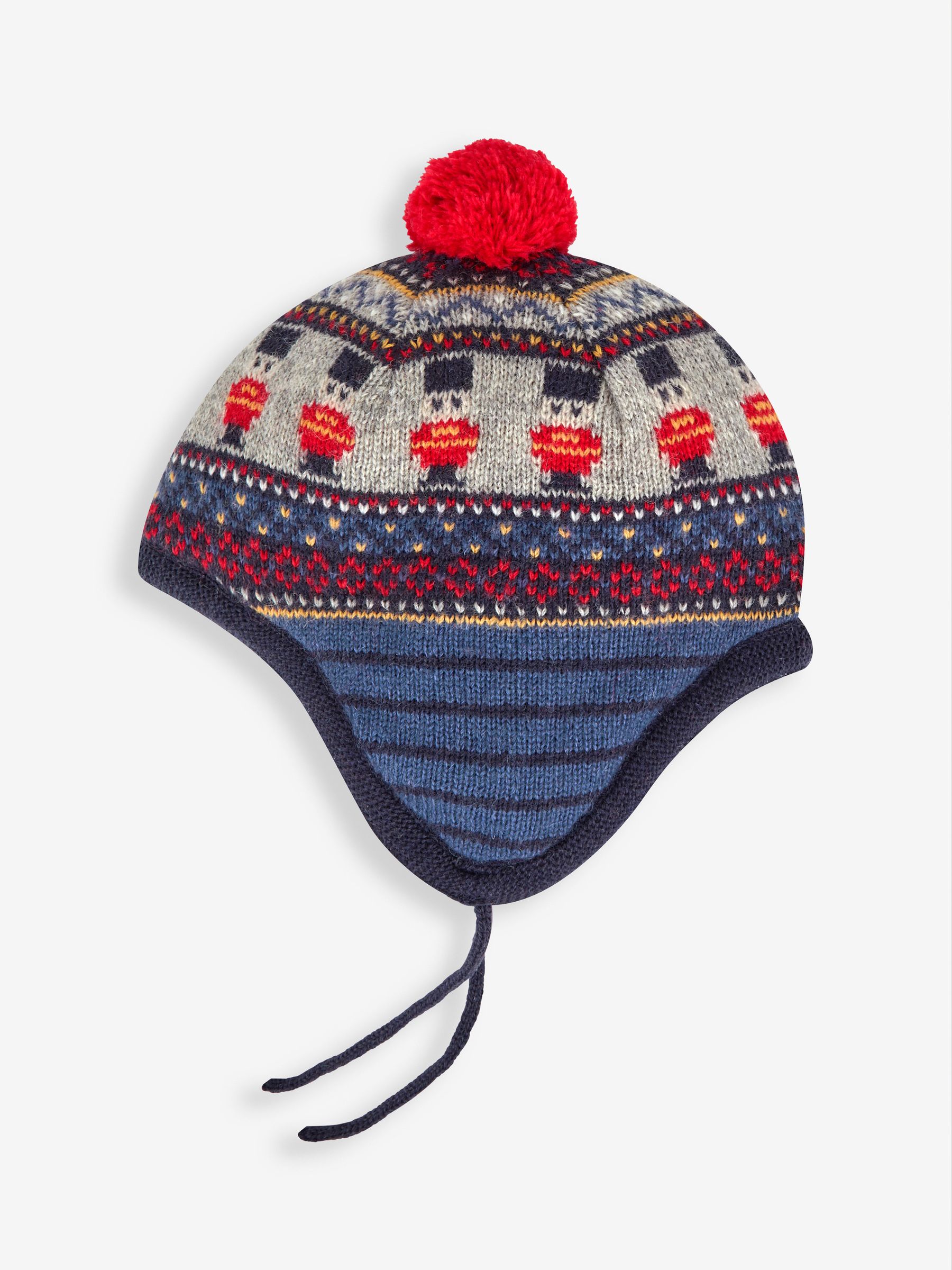 Indigo Blue London Guard Fair Isle Pattern Hat - Image 1 of 2